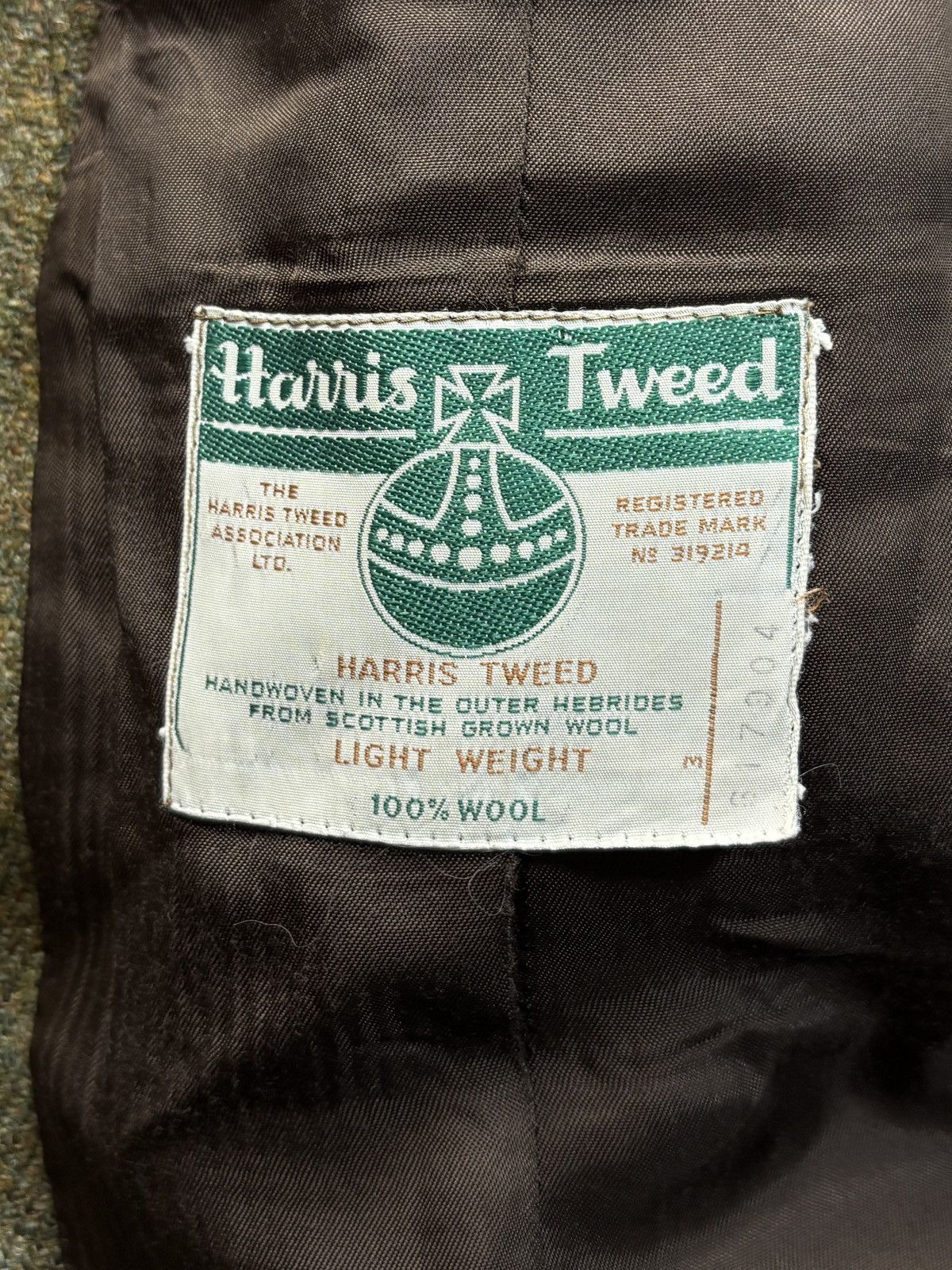 Harris Tweed Vintage Harris Tweed Blazer Suit Jacket Made in Scotland Size 42R - 5 Thumbnail