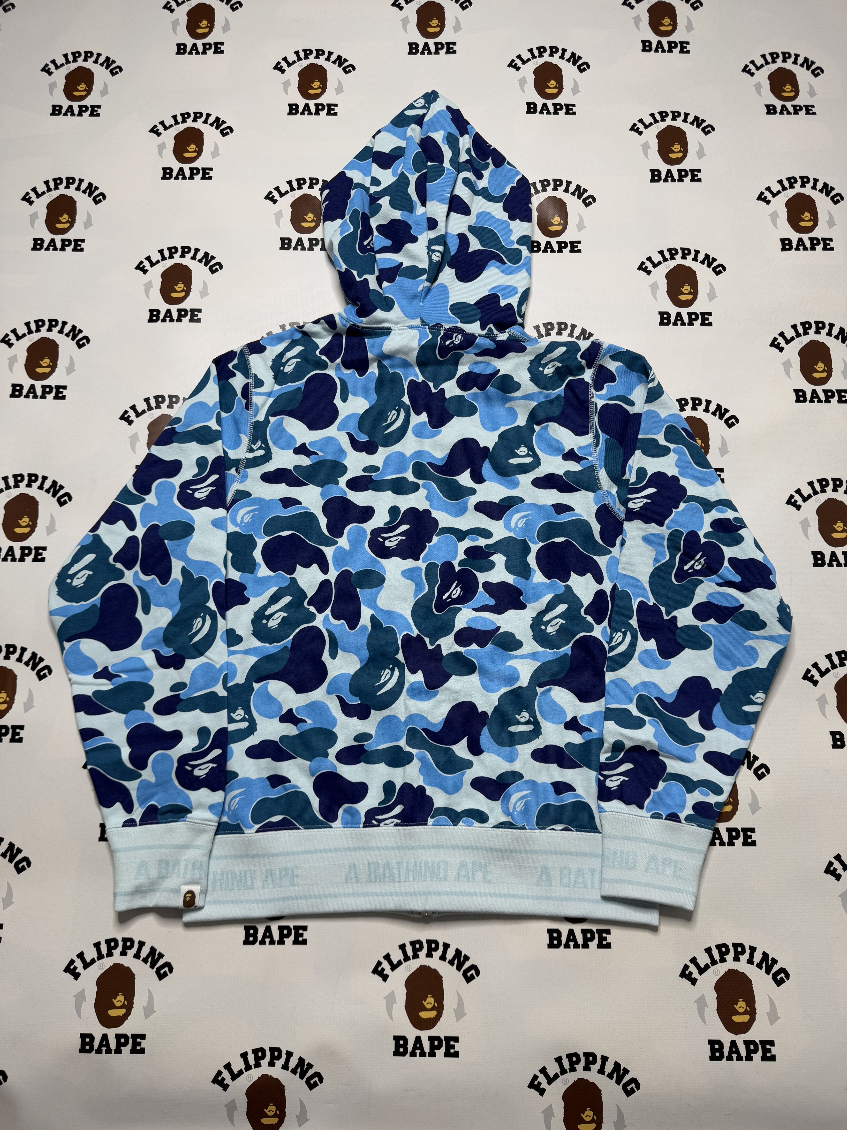 Bape BAPE ABC CAMO LOGO RIB FULL ZIP HOODIE Size US L / EU 52-54 / 3 - 2 Thumbnail