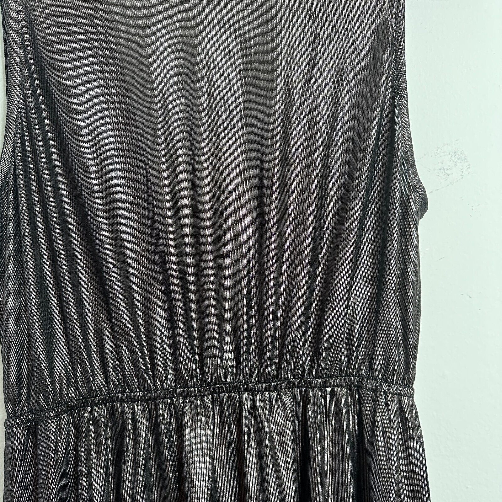 Other About Us Meredith Plunge Maxi Deep V Sleeveless Metallic S Size S / US 4 / IT 40 - 10 Thumbnail