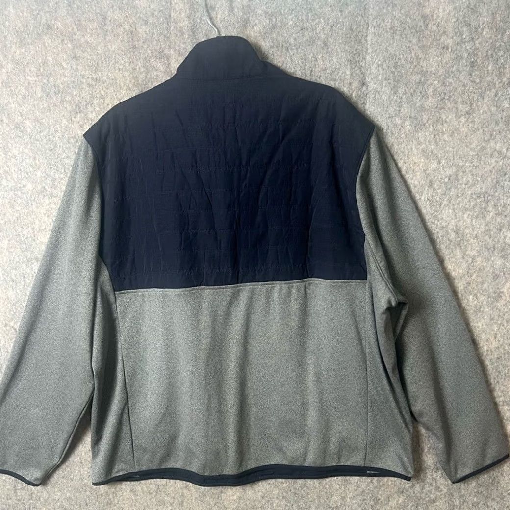 UNTUCKit UNTUCKit Pullover Jacket 1/4 Zip Navy Gray 3XLT Men Big & Tall Pockets Polyester Blue Size US XXL / EU 58 / 5 - 6 Thumbnail