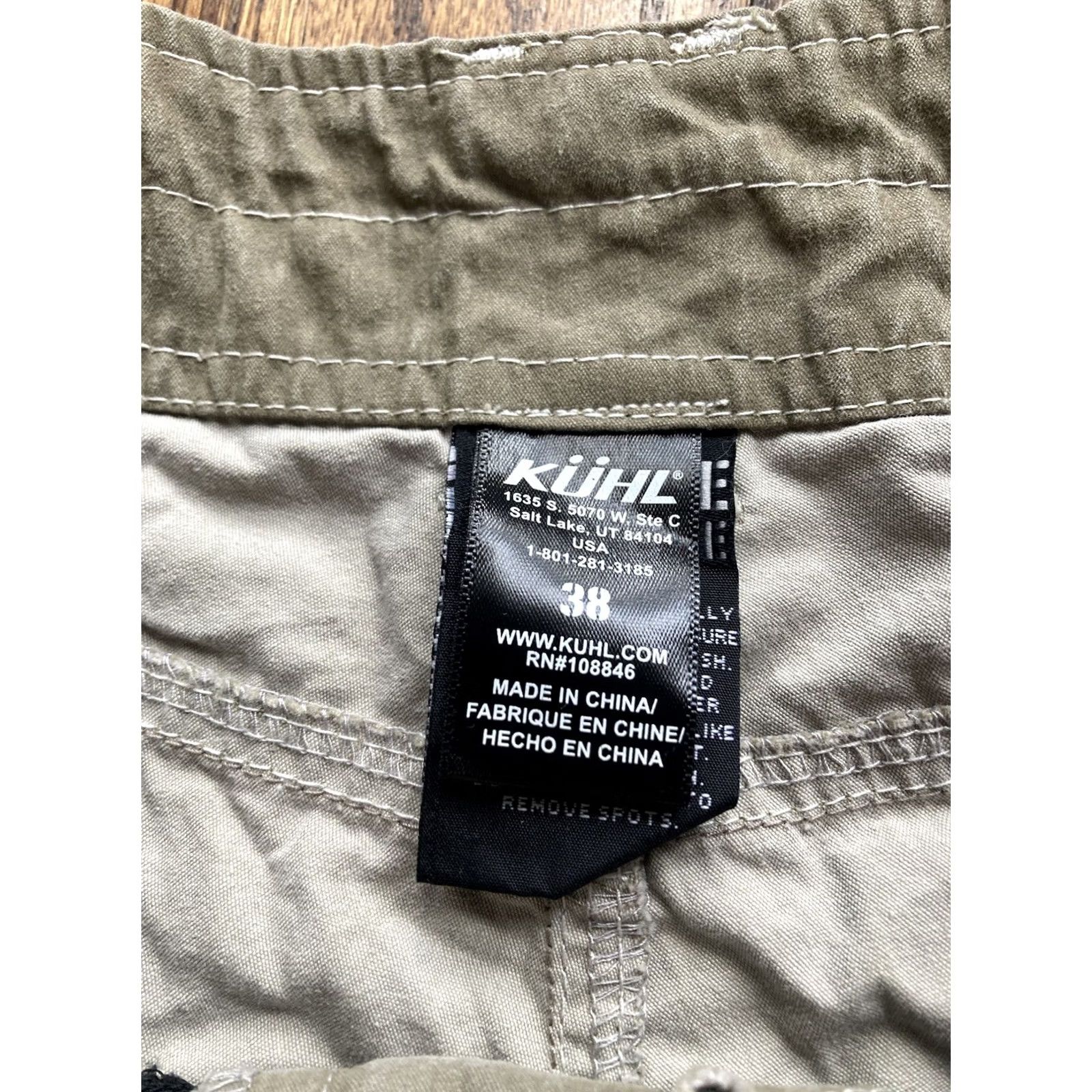 Vintage Kuhl Mens Size 38 Beige Outdoor Hiking Shorts 9” Inseam Size US 38 / EU 54 - 5 Thumbnail