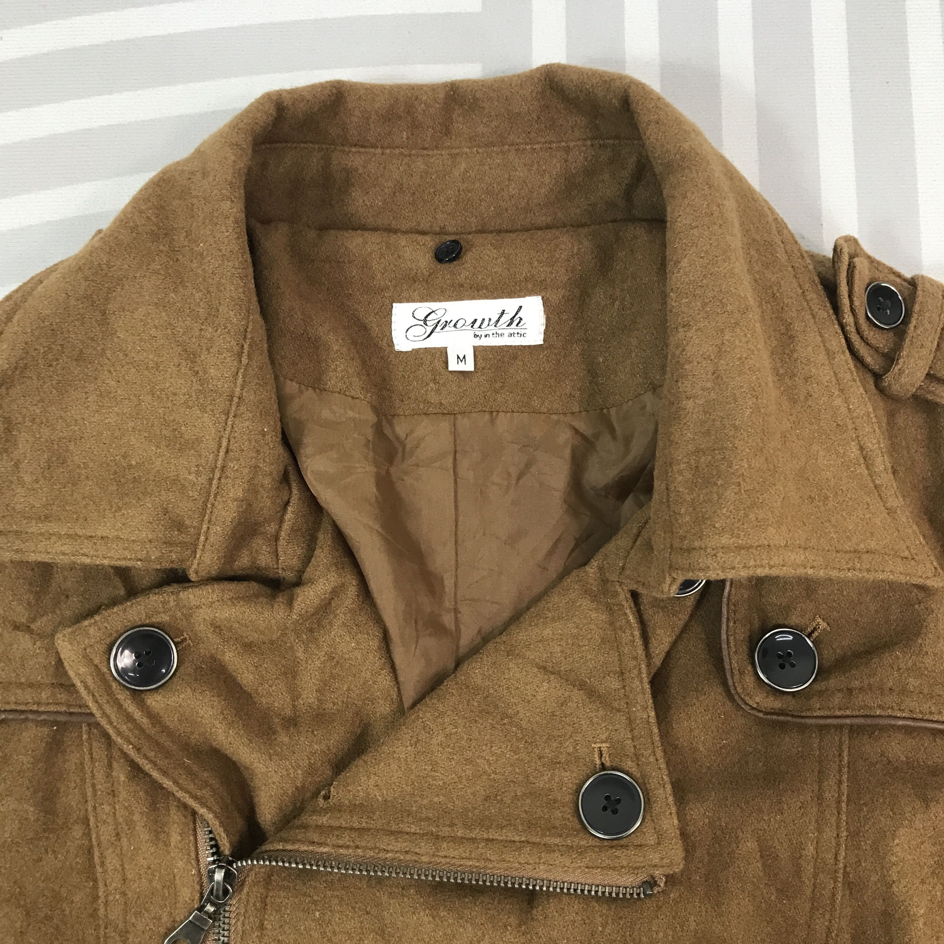 In The Attic × Japanese Brand × Vintage Vintage In the attic Wool japan design Jacket Size US L / EU 52-54 / 3 - 9 Thumbnail