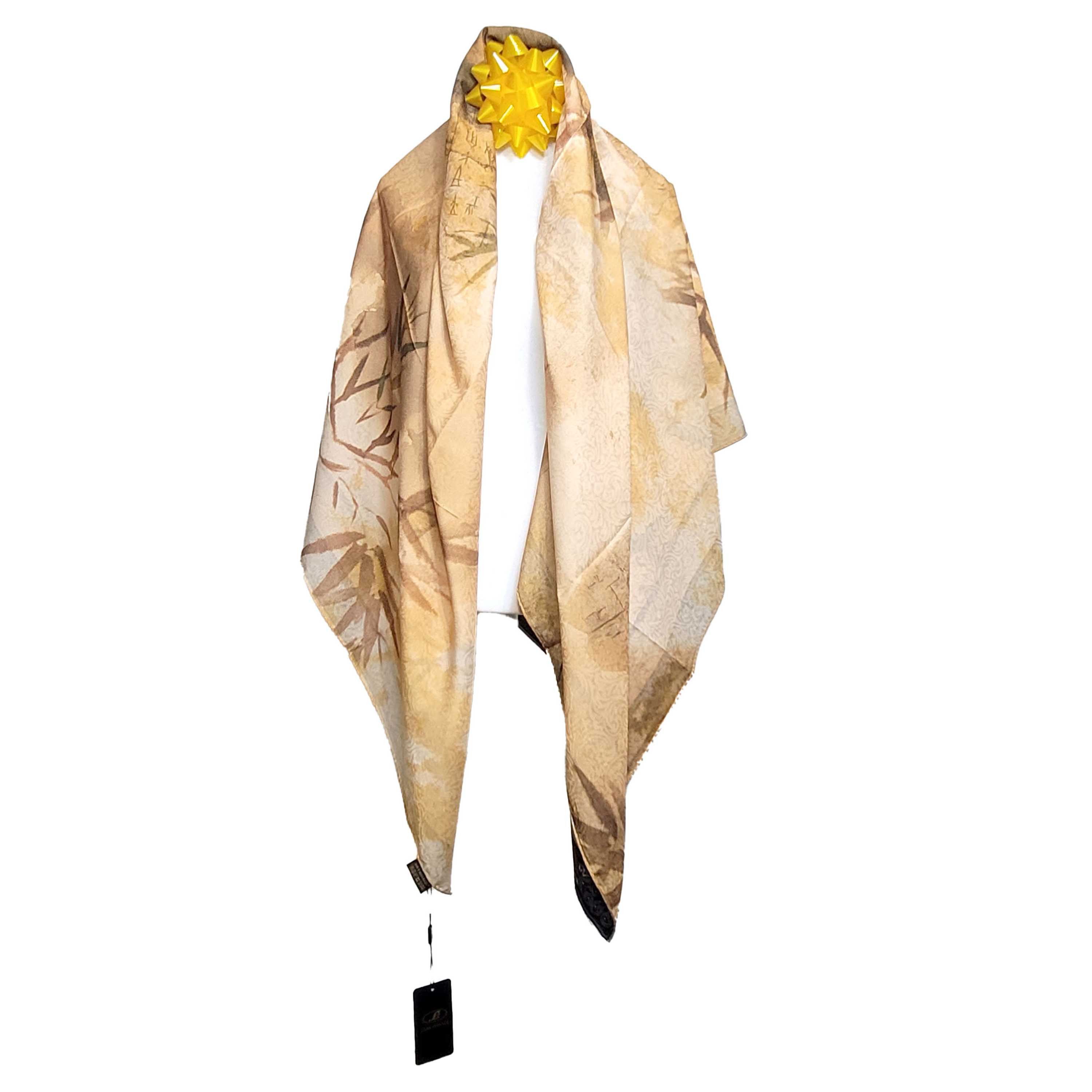 Other NWT Double Sided Silk Scarf 52"x52" Large Square Wrap 3210 Size ONE SIZE - 10 Thumbnail