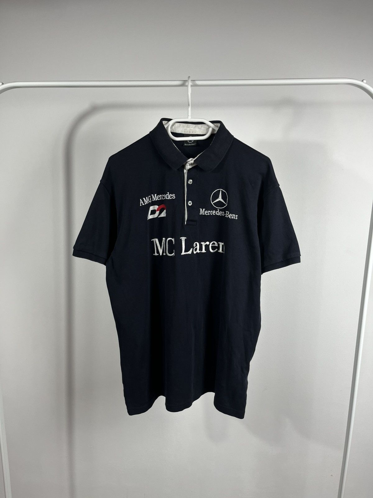 Other Vintage Mercedes-Benz McLaren Polo Shirt Embroidered Logo Size US M / EU 48-50 / 2 - 1 Thumbnail