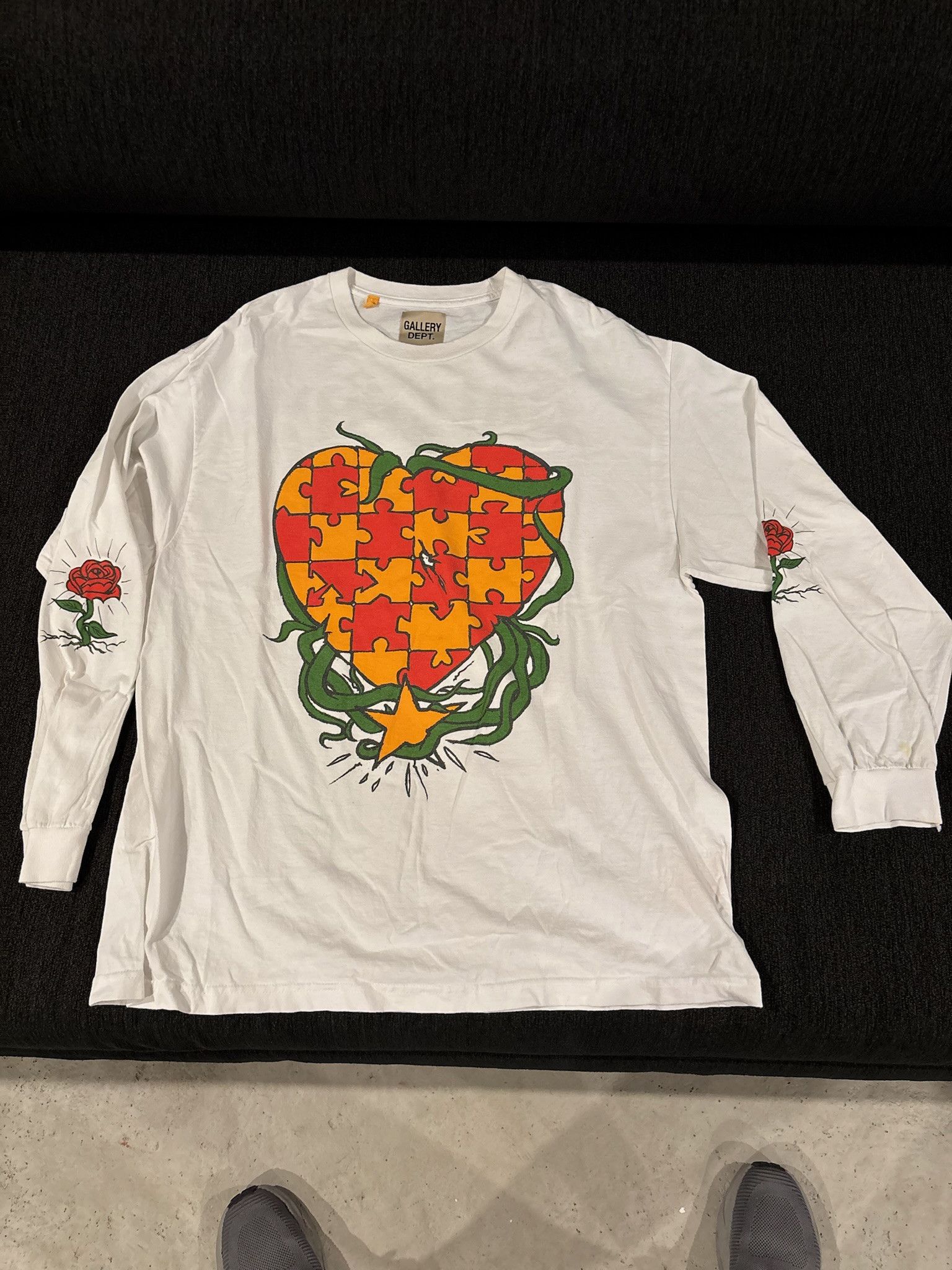 Gallery Dept. Gallery Dept Flames Long Sleeve T-Shirt | Grailed