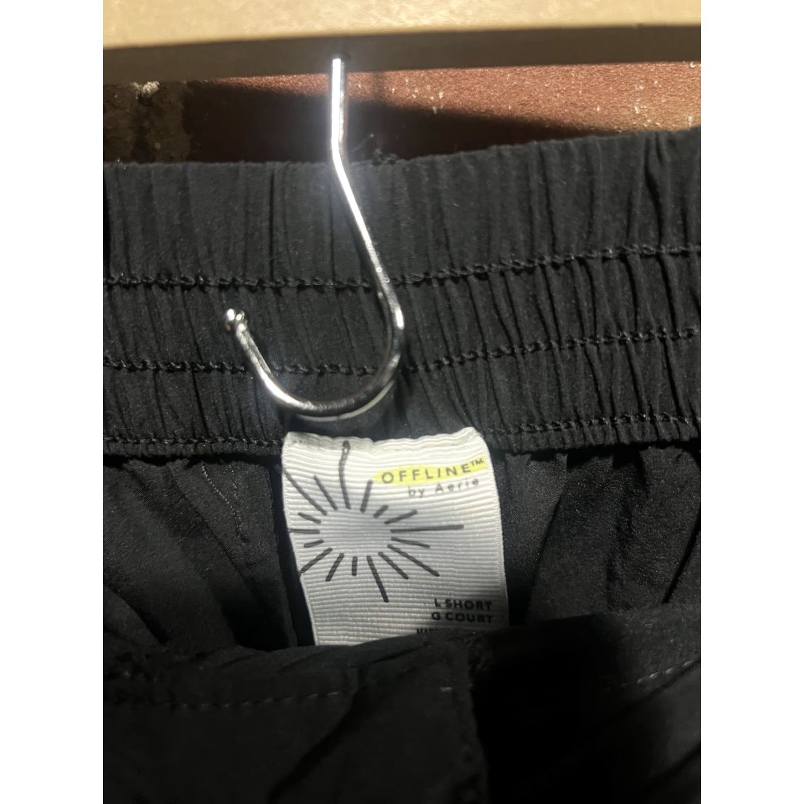 Vintage Offline by Aerie Womens Black Cargo Pull On Athletic Pants L Regular Size Large Size 36" / US 14 / IT 50 - 3 Thumbnail