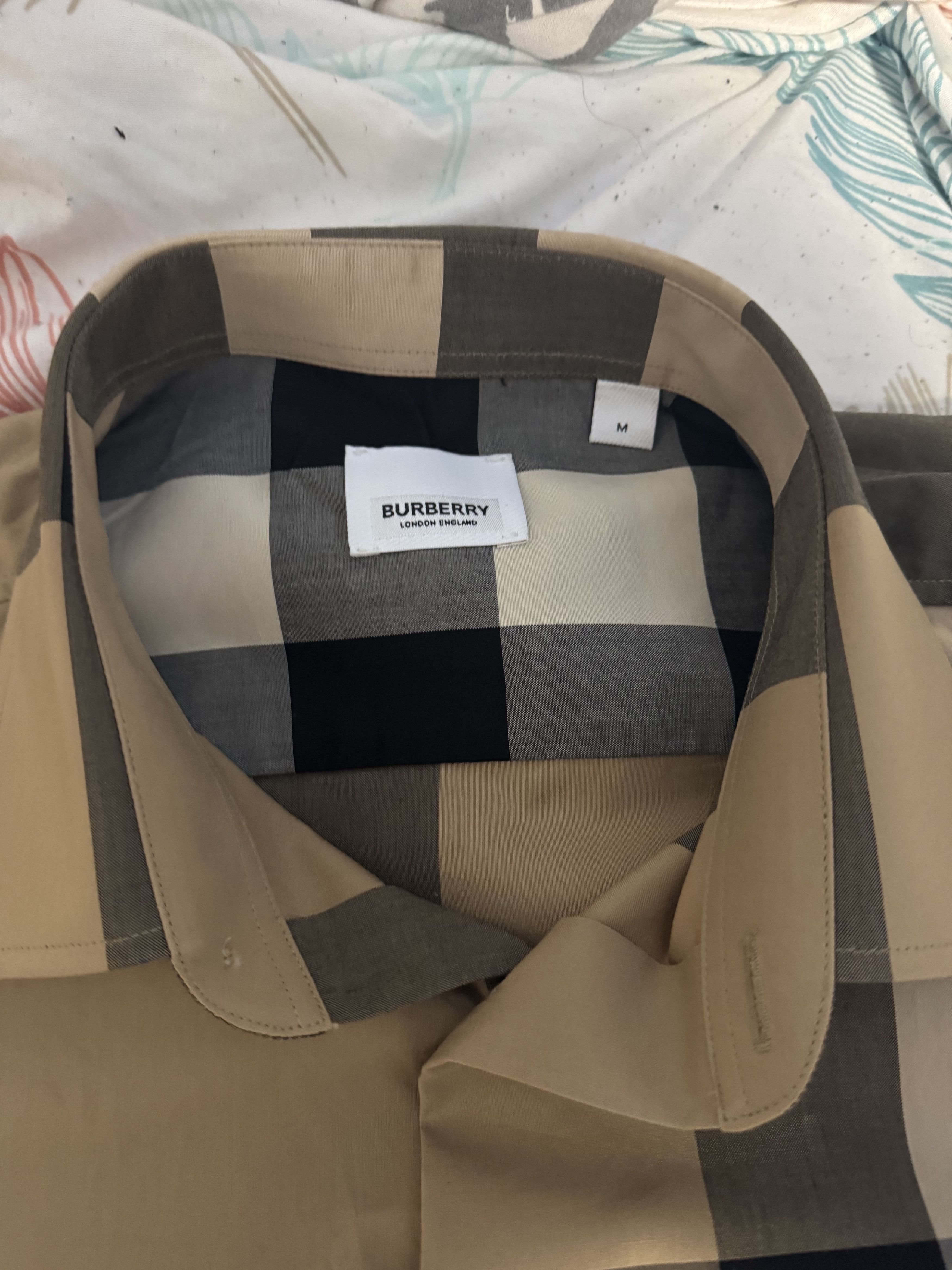 Burberry Slim Fit Check Cotton Shirt Size US M / EU 48-50 / 2 - 5 Thumbnail