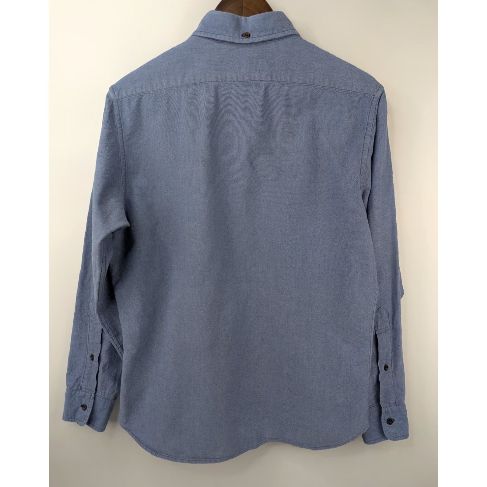 Taylor Stitch Taylor Stitch Button-Up Shirt Mens Blue Cotton Chambray Long Sleeve Pocket Size 40 Regular Vintage: No Size US L / EU 52-54 / 3 - 4 Thumbnail
