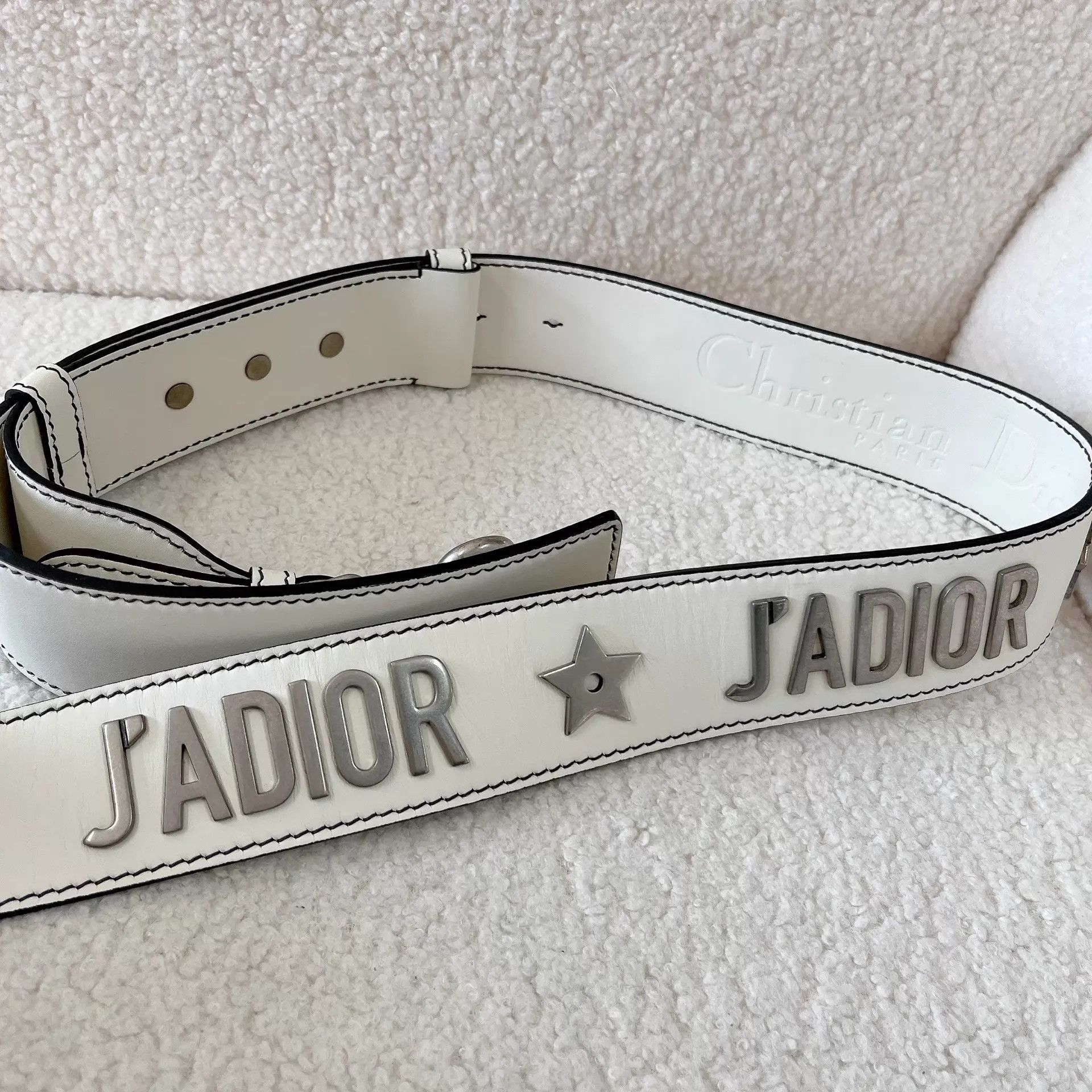 Dior Dior white leather shoulder strap pre-owned Size ONE SIZE - 2 Thumbnail