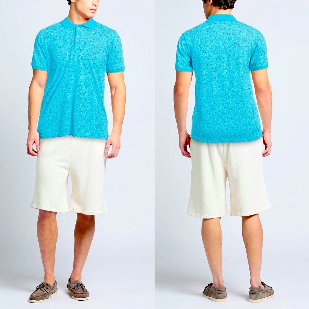 Other NWT New Heritage Blue Cotton Polo Shirt Made In Italy Size Size US M / EU 48-50 / 2 - 2 Thumbnail