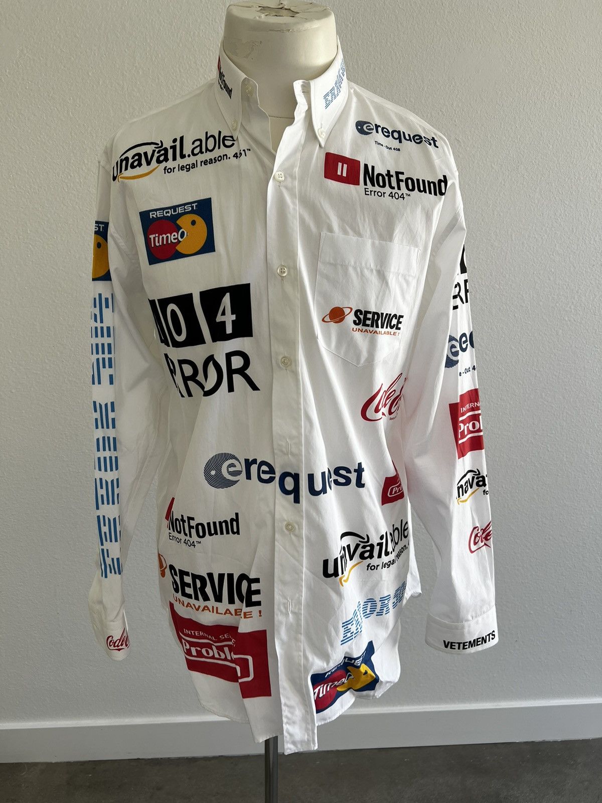 Vetements 2020 AD Shirt Size US L / EU 52-54 / 3 - 1 Thumbnail