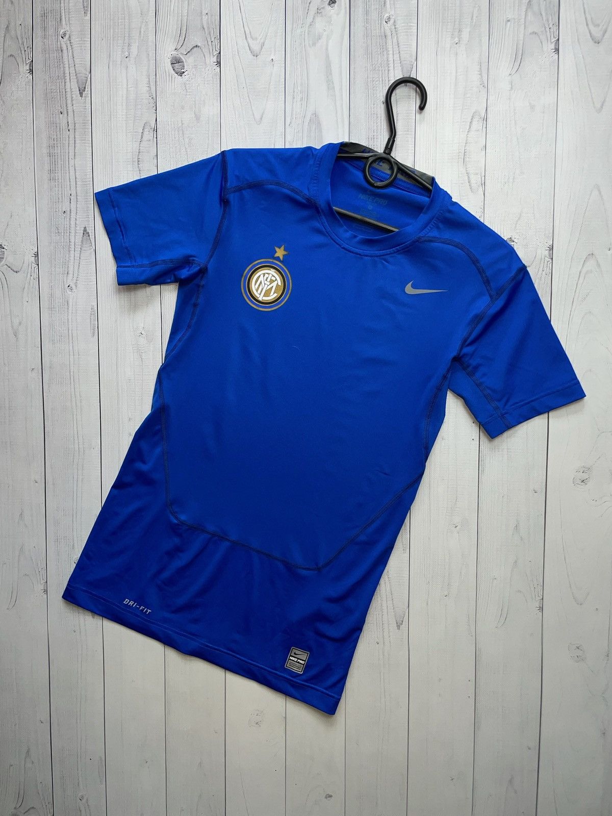 Vintage Vintage Nike Inter Milan soccer jersey Nike pro combat M Size US M / EU 48-50 / 2 - 1 Thumbnail