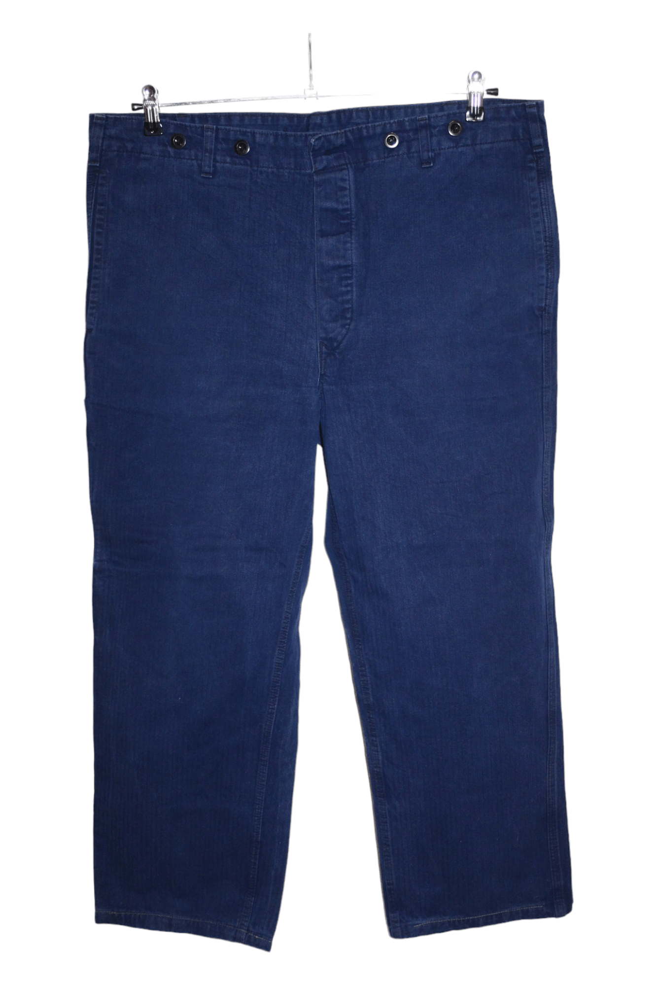 image of 70's Bucking Dreinaht Sanfor Indigo French Chore Pants, Men's (Size 36)