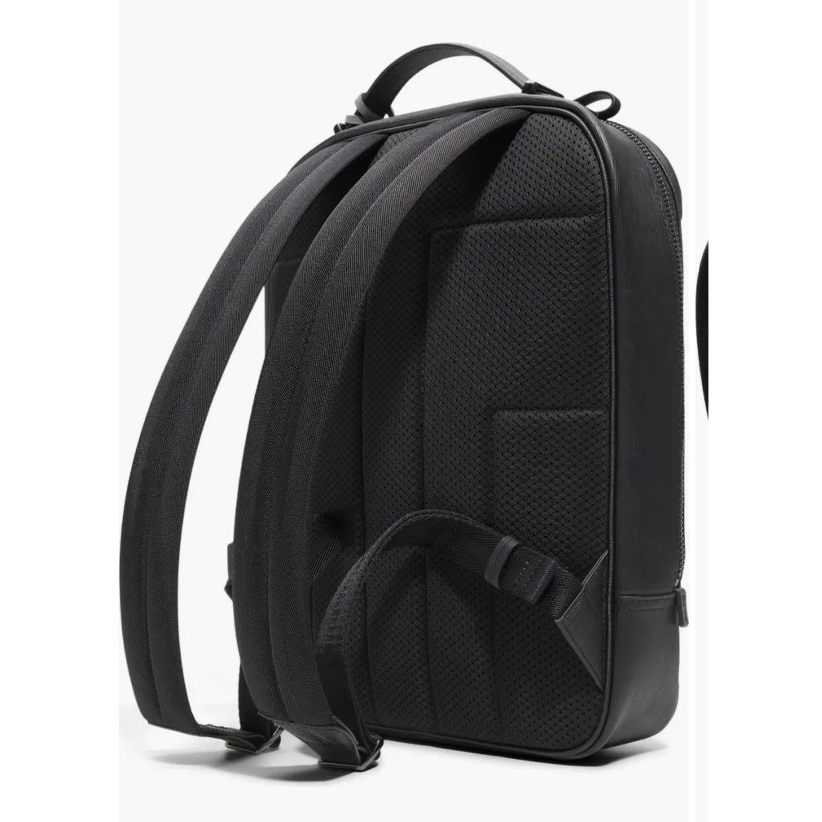Ted Baker Ted Baker Mens Black Leather Backpack Size ONE SIZE - 2 Thumbnail