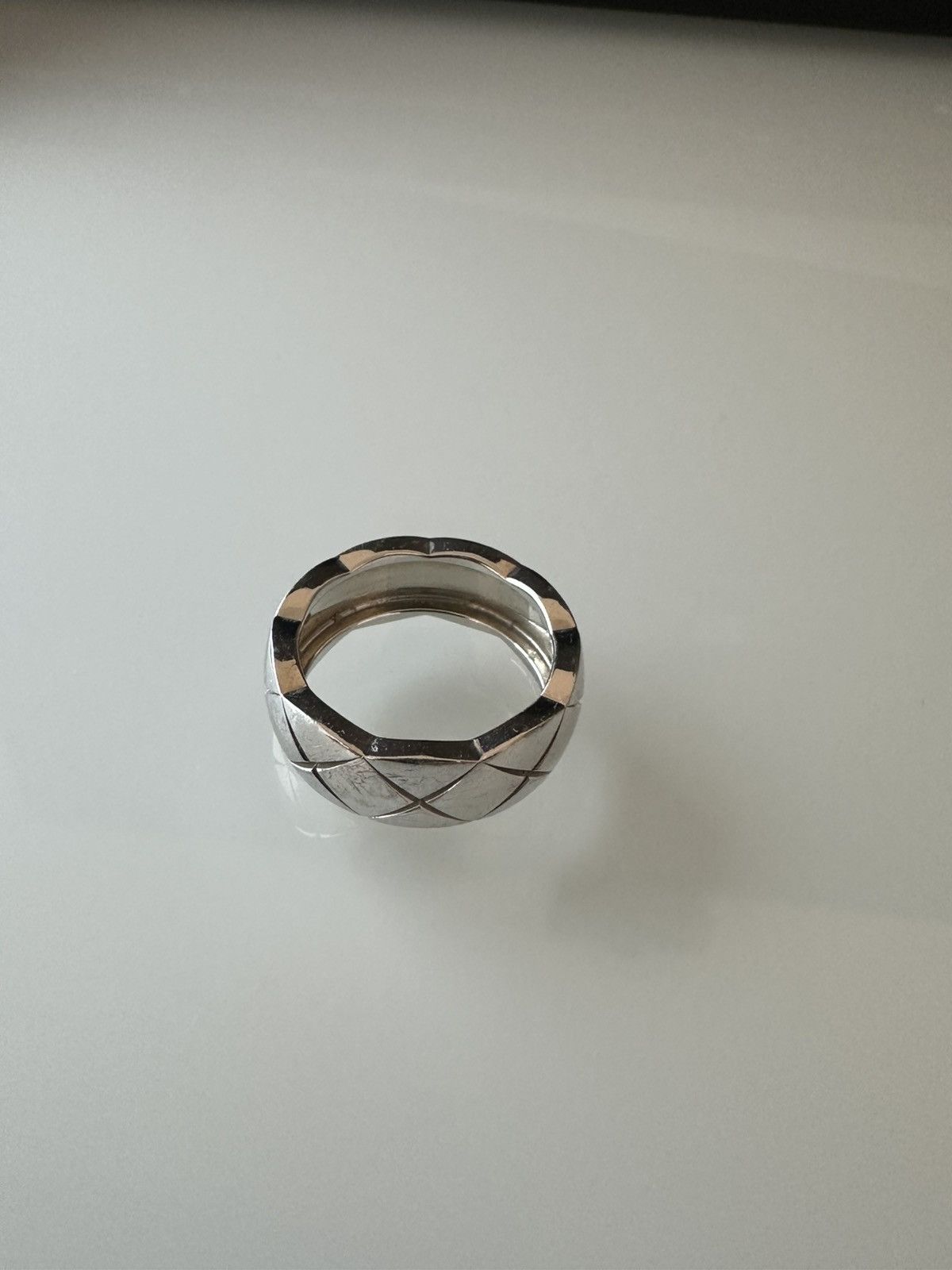 Chanel Chanel Coco Crush Ring 18K White Gold Size 4.5US Size ONE SIZE - 2 Thumbnail