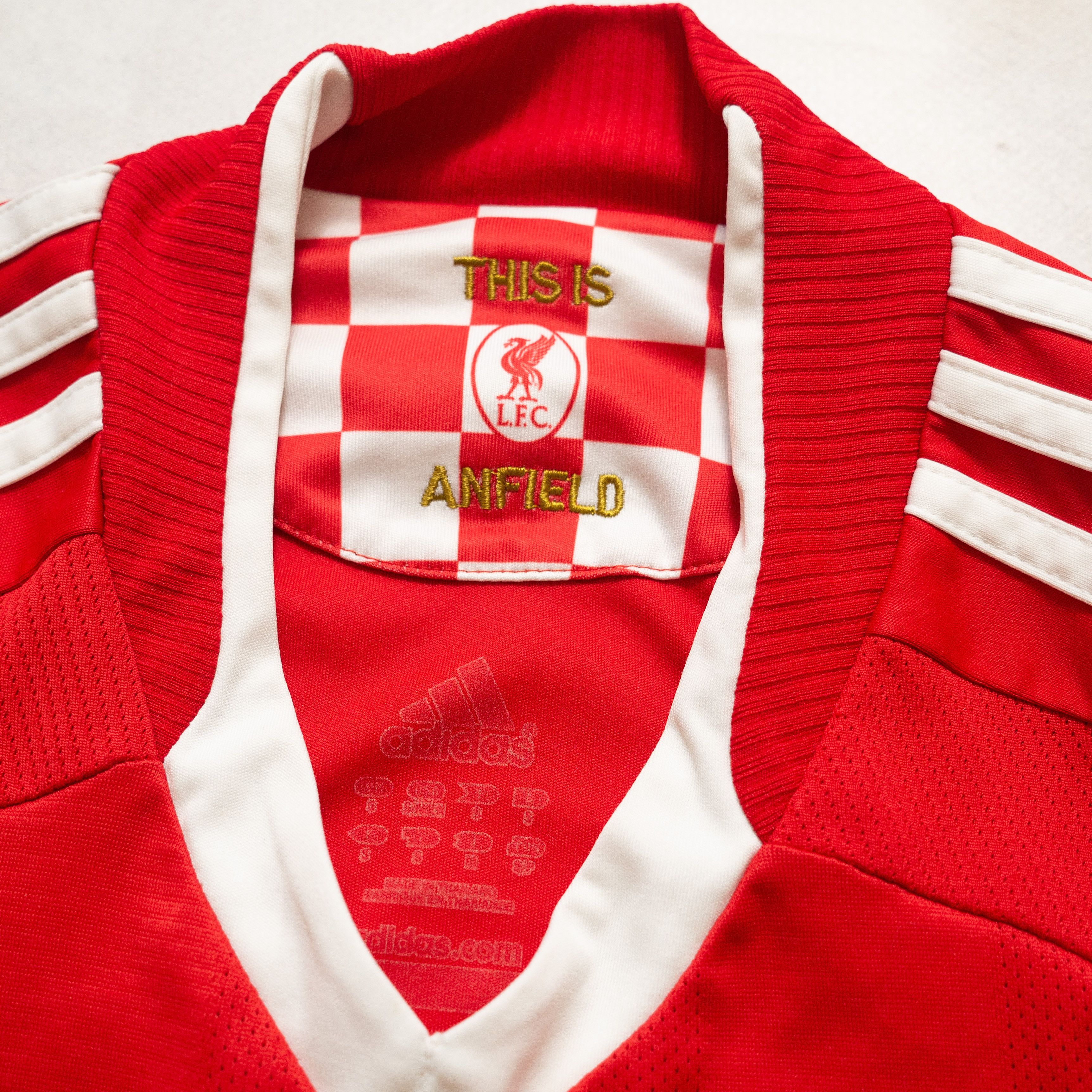 Adidas Vintage Adidas x Liverpool 08-09 Soccer Jersey Home S Size US S / EU 44-46 / 1 - 5 Thumbnail