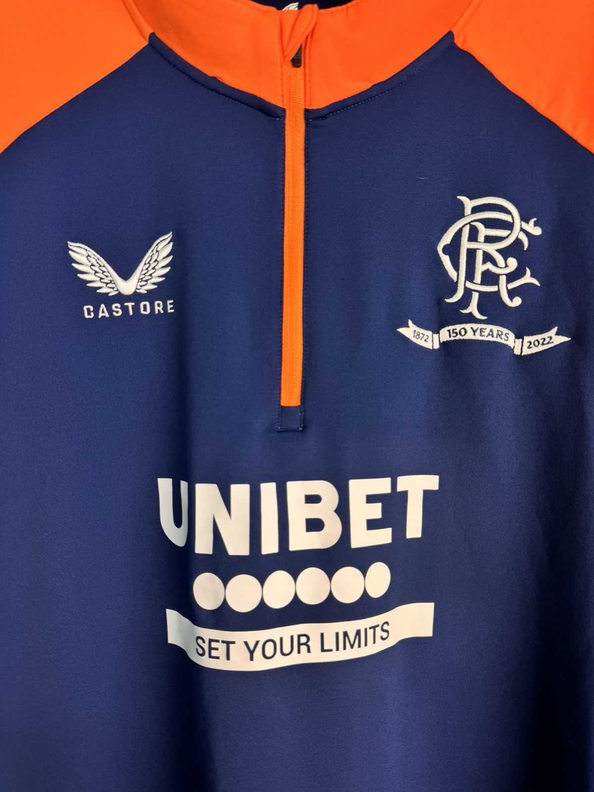 Castore 2022-23 Rangers Castore 1/4 Zip Training Top new condition Size US XL / EU 56 / 4 - 3 Thumbnail