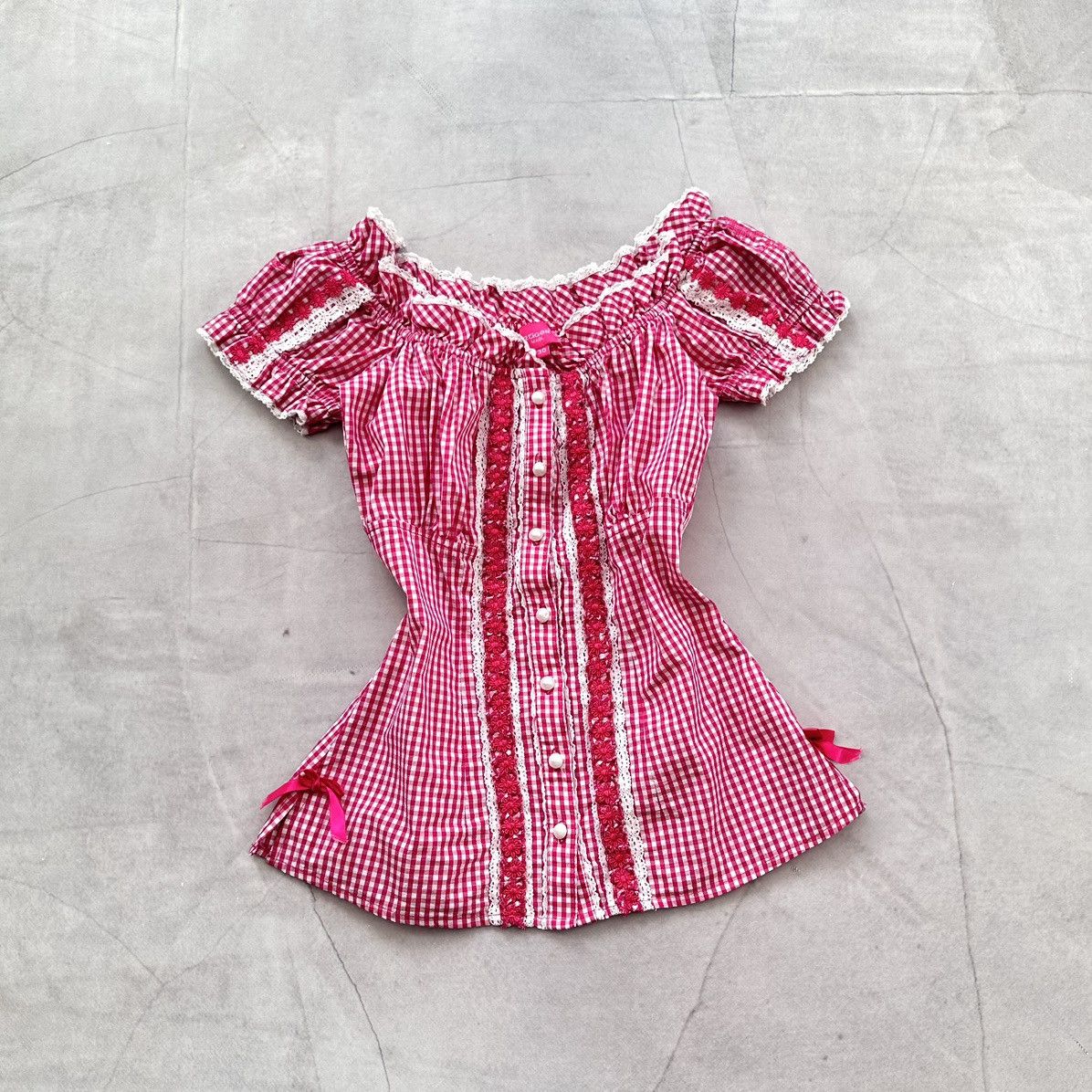 Hysteric Glamour Cute Babydoll Top Blouse T Shirt Abercrombie Style Size XS / US 0-2 / IT 36-38 - 1 Thumbnail