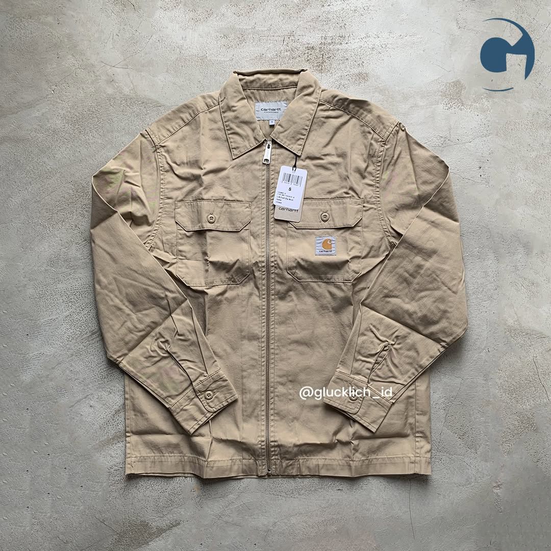 Carhartt Wip Carhartt WIP, L/S Craft Zip Sable Rinsed Size US S / EU 44-46 / 1 - 2 Thumbnail