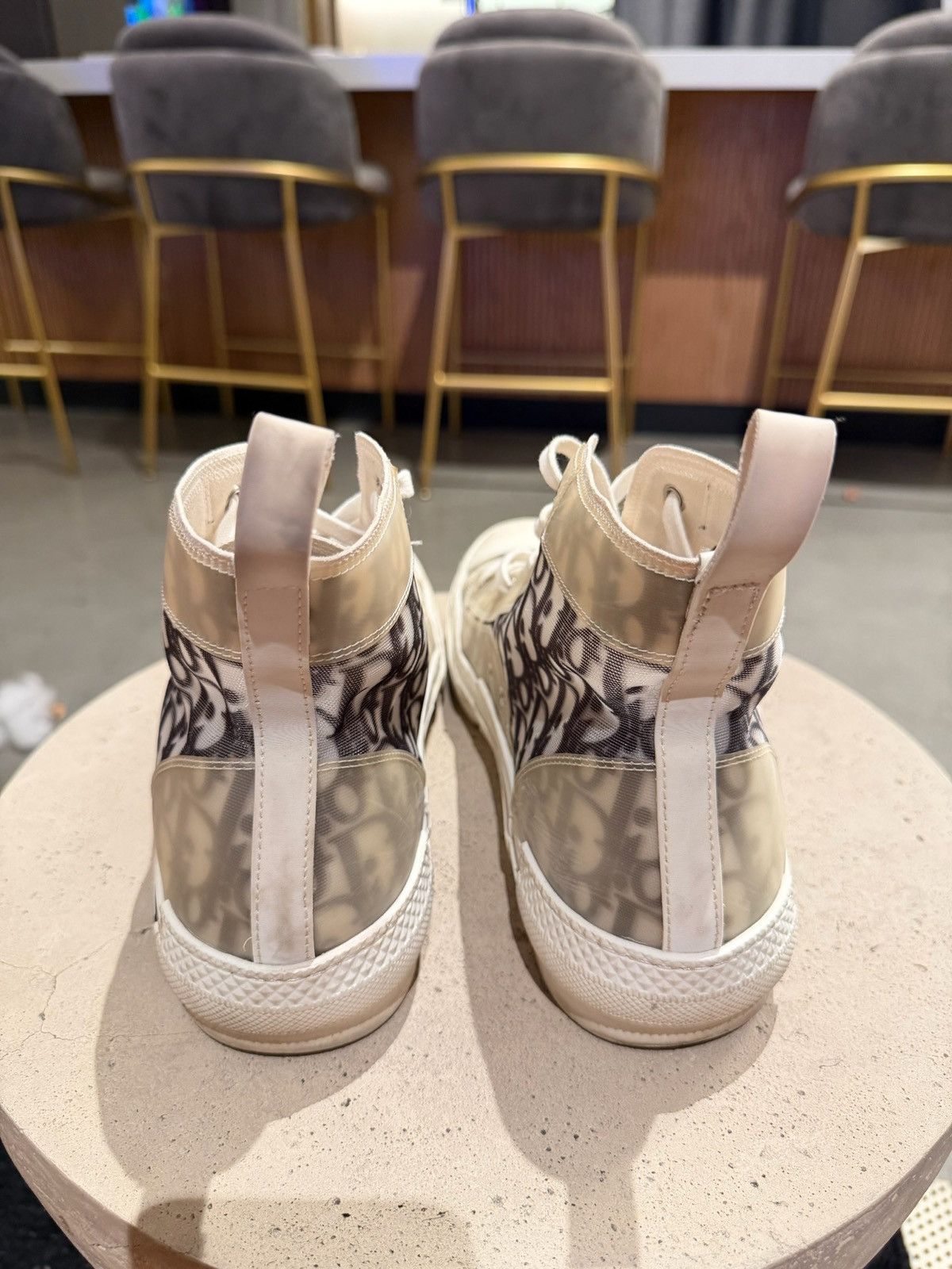 Dior STEAL! Dior Oblique B23 High top shoes Size US 11 / EU 44 - 4 Thumbnail