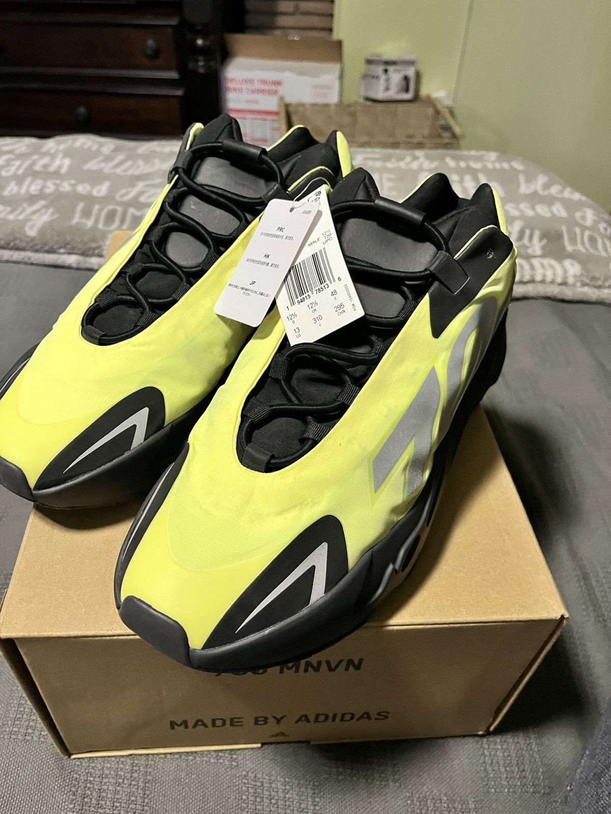 Adidas × Kanye West Adidas Yeezy Boost 700 MNVN, Phosphor Size US 13 / EU 46 - 7 Thumbnail