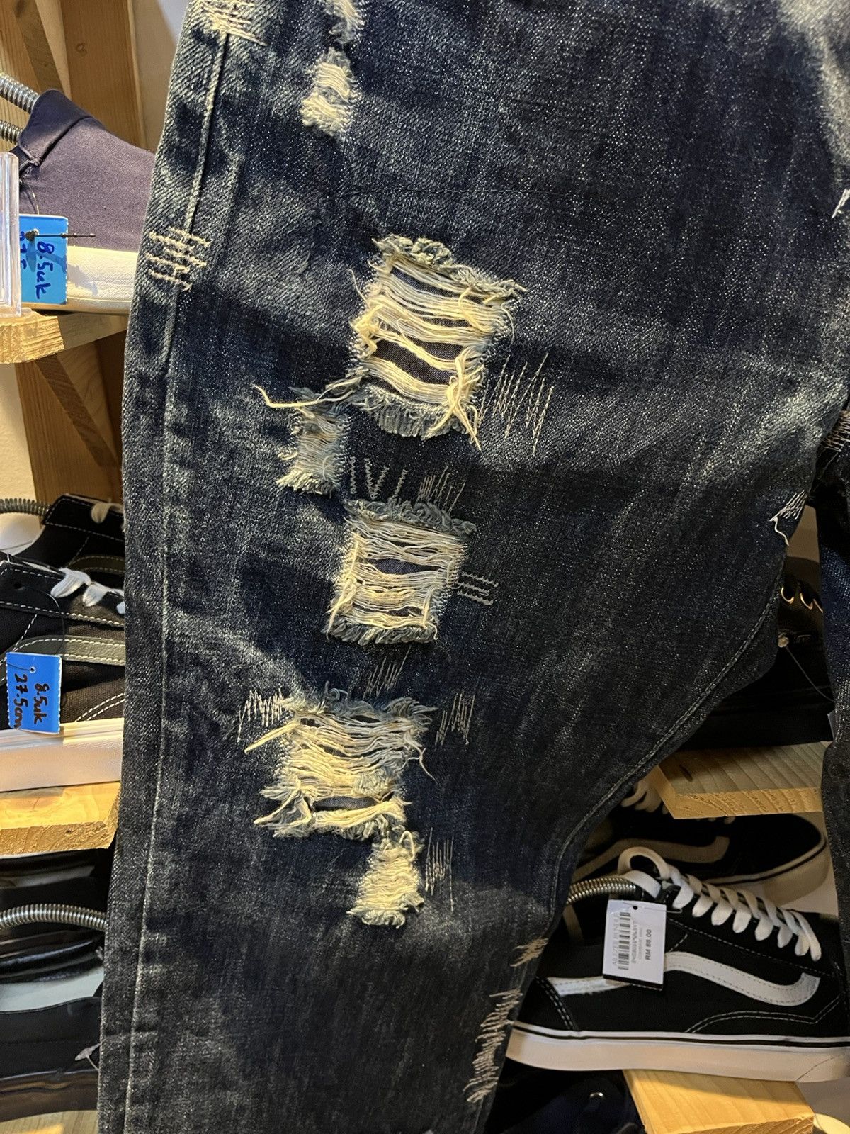Vintage Vintage exscape Style Distressed Jeans Size US 32 / EU 48 - 4 Thumbnail