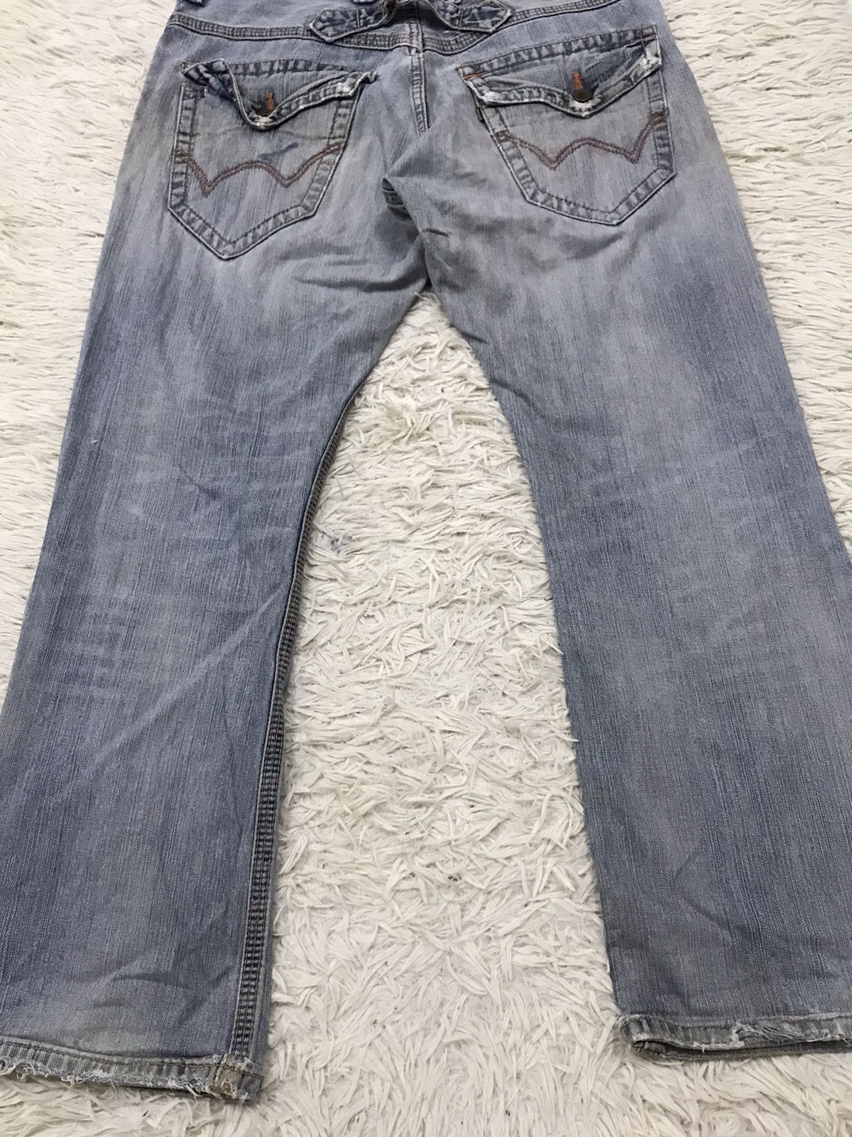 Edwin Vintage Edwin XU-S Distressed Design Jeans Size US 34 / EU 50 - 2 Thumbnail