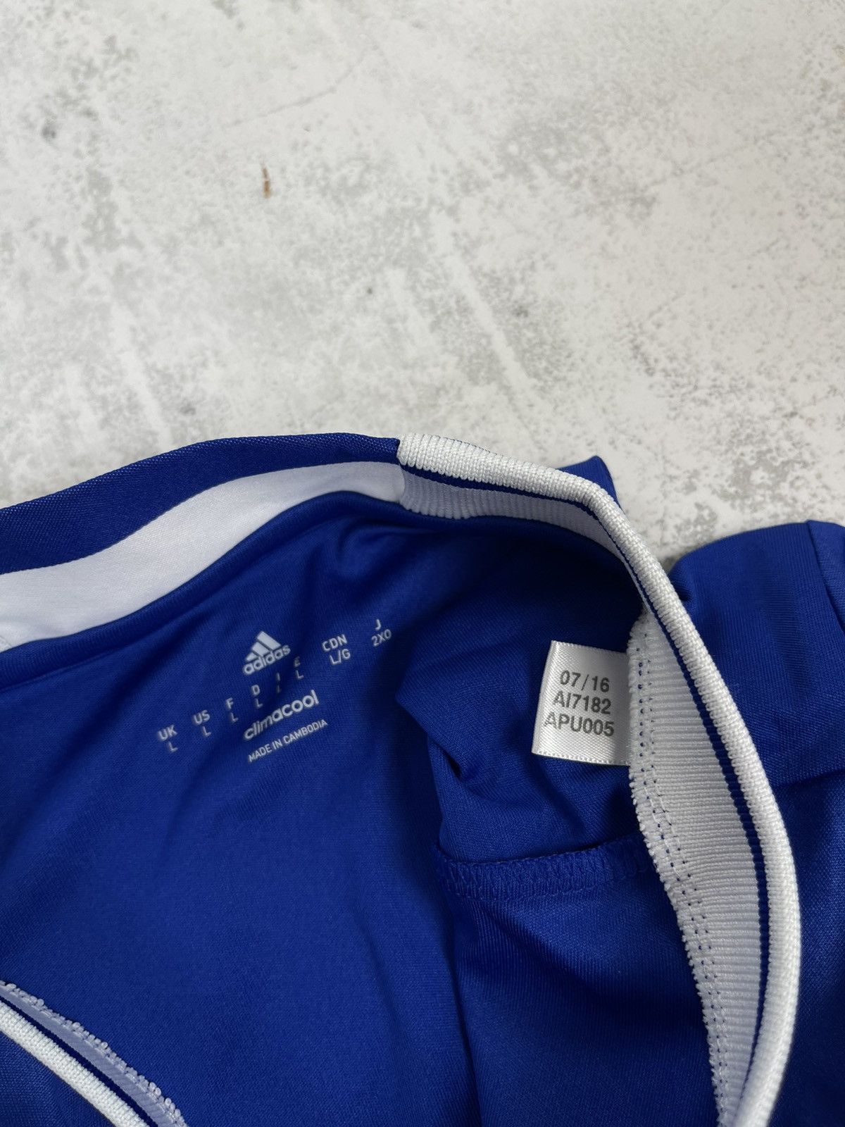 Adidas 2016/17 Chelsea Home Jersey Diego Costa #19 Climacool Tech Size US L / EU 52-54 / 3 - 9 Thumbnail