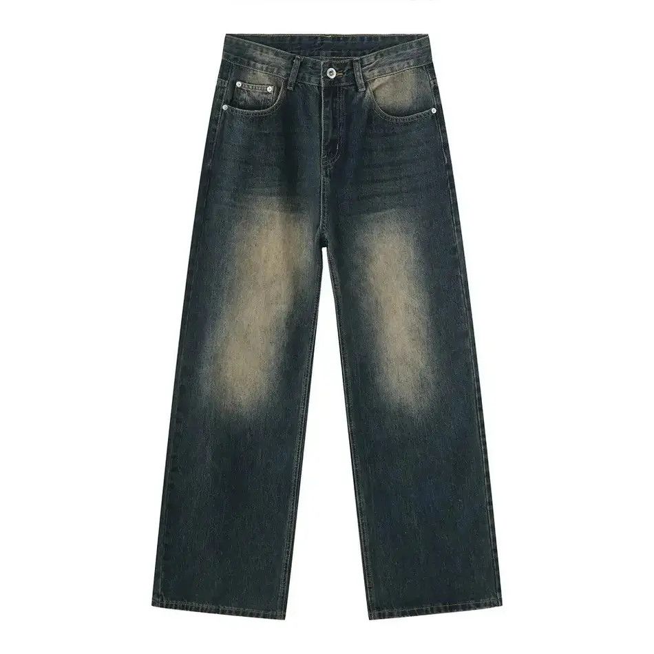 Japanese Brand Retro loose wide leg high street jeans Size US 32 / EU 48 - 6 Thumbnail
