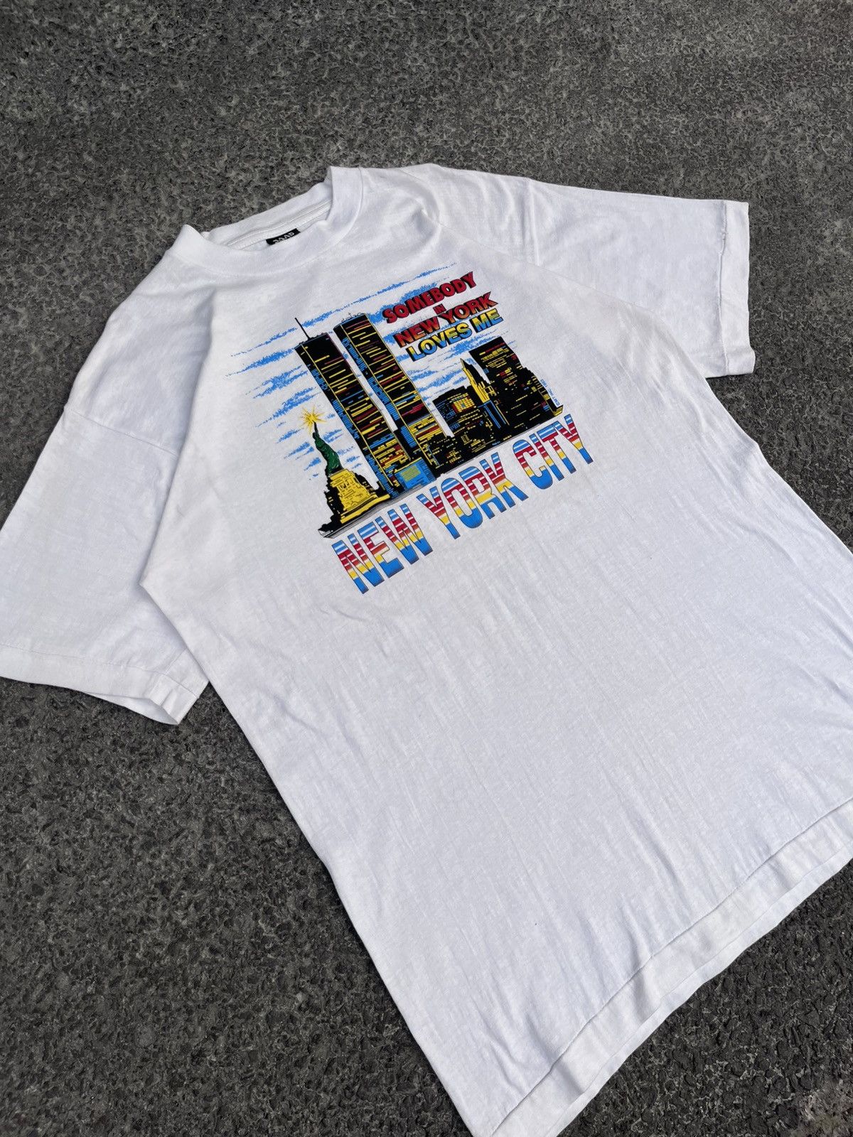 Vintage VINTAGE 1993 NYC TEE 🗽 Size US XL / EU 56 / 4 - 2 Thumbnail