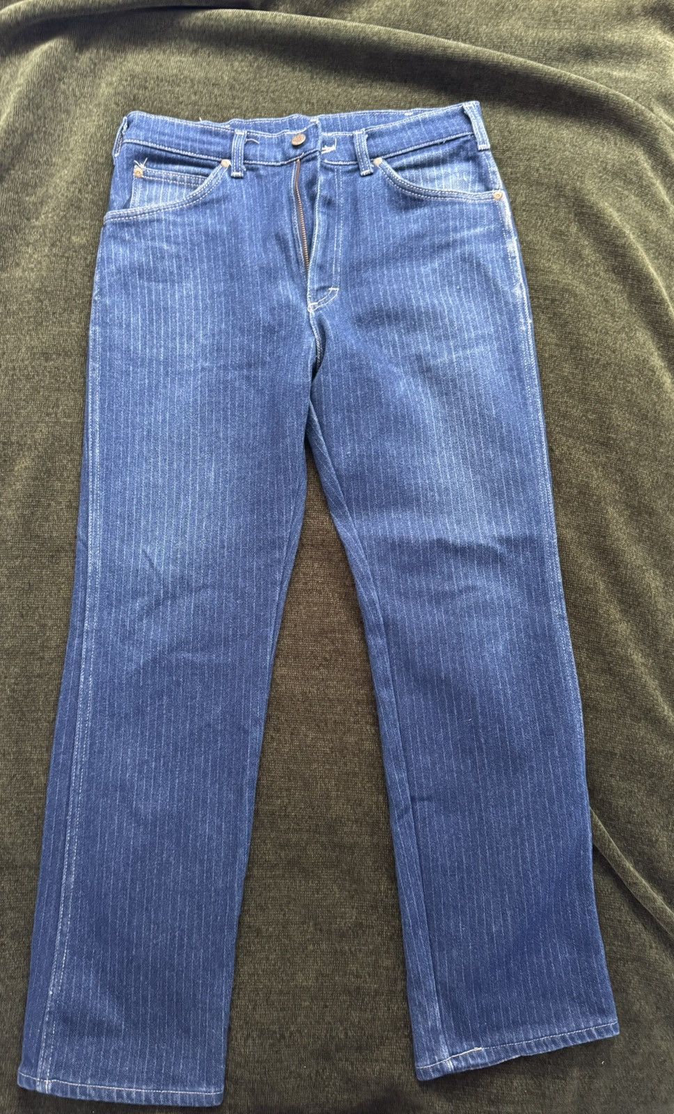 Art Comes First × Lee × Vintage Vintage Lee Riders Rail Road Strip Jeans Size US 33 - 13 Thumbnail