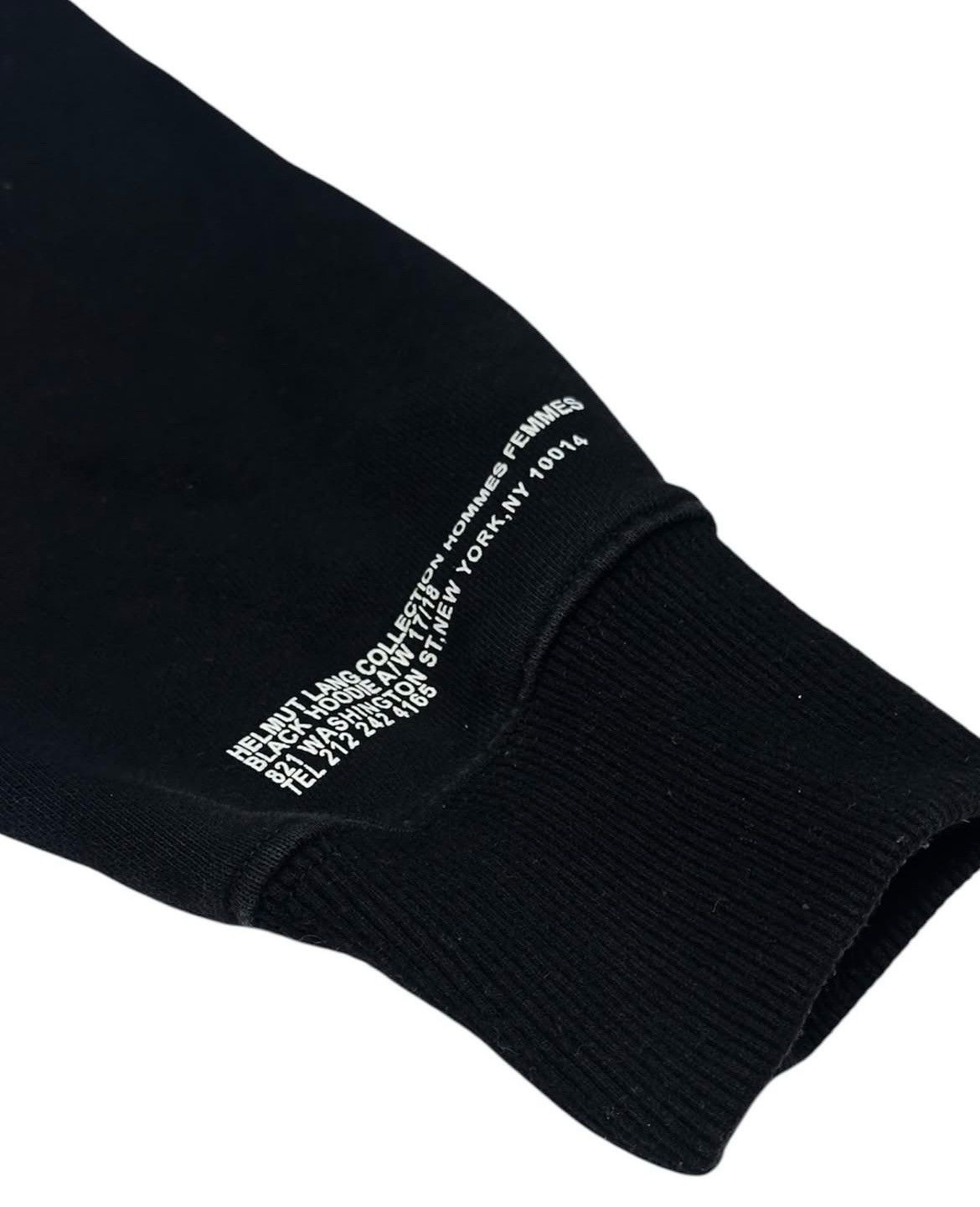 Helmut Lang Helmut Lang A/W 17/18 Black Hoodie Embroidered Logo Size US S / EU 44-46 / 1 - 3 Thumbnail
