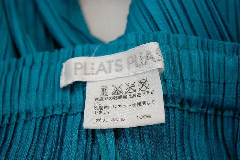 Issey Miyake issey miyake size:1 Lake blue pleated pants Size 42" / US 20 - 4 Thumbnail