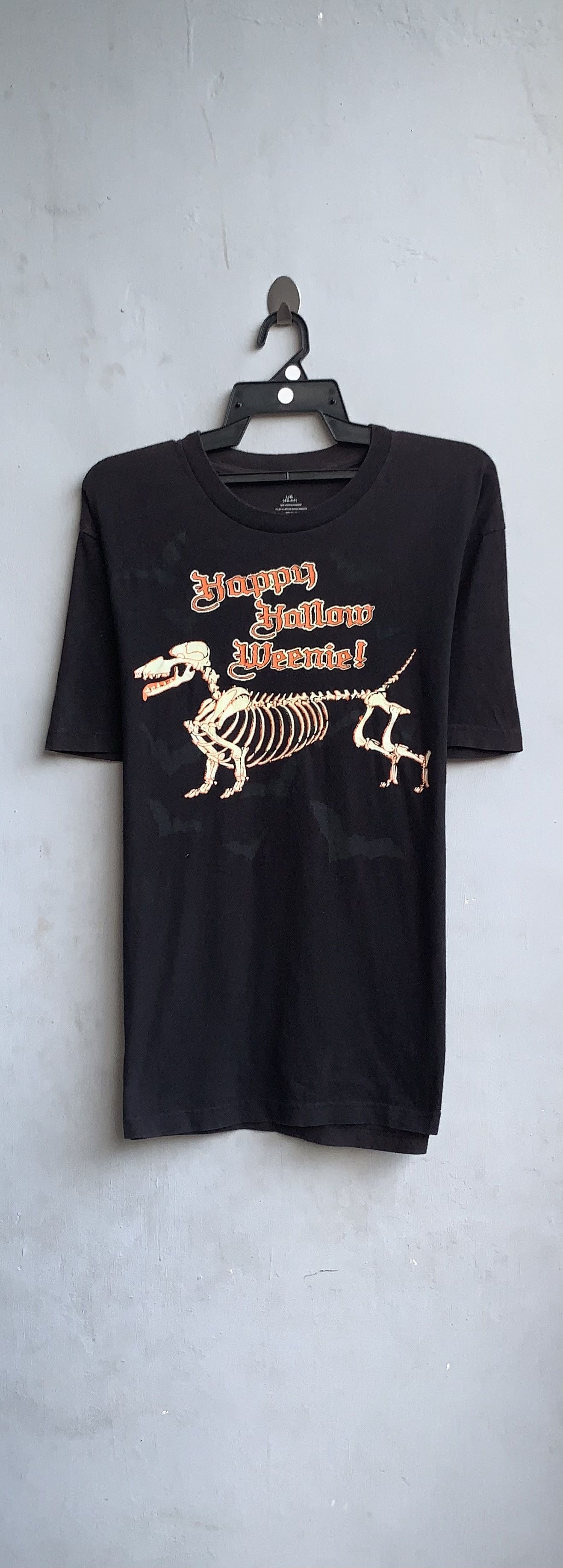 Designer Halloween Happy Hollow Weenie Skeleton Dog Shirt Size US L / EU 52-54 / 3 - 1 Thumbnail
