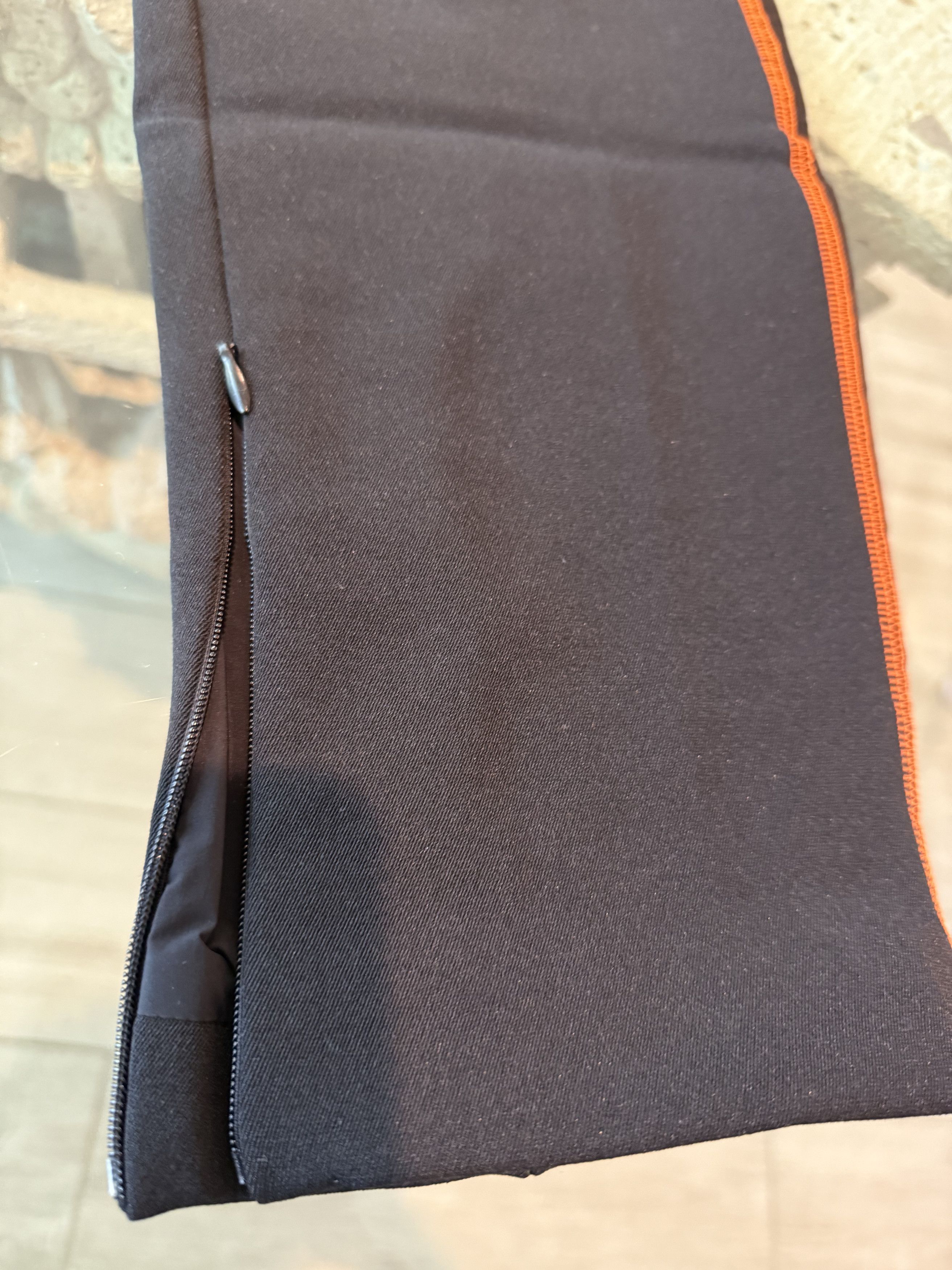 Prada Prada Black/Orange Stitching Dress Pants Size US 28 / EU 44 - 4 Thumbnail