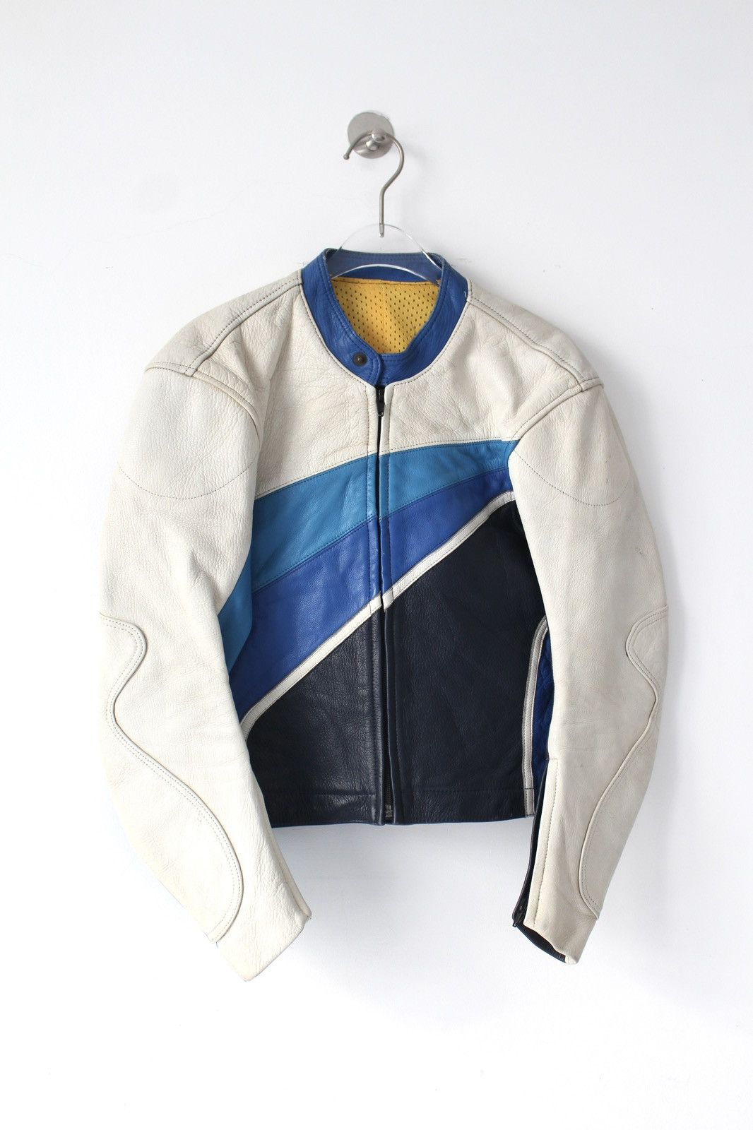 Vintage 1990S JAPANESE BRAND SPEEDBLOCK LEATHER BIKER JACKET Size US S / EU 44-46 / 1 - 1 Thumbnail