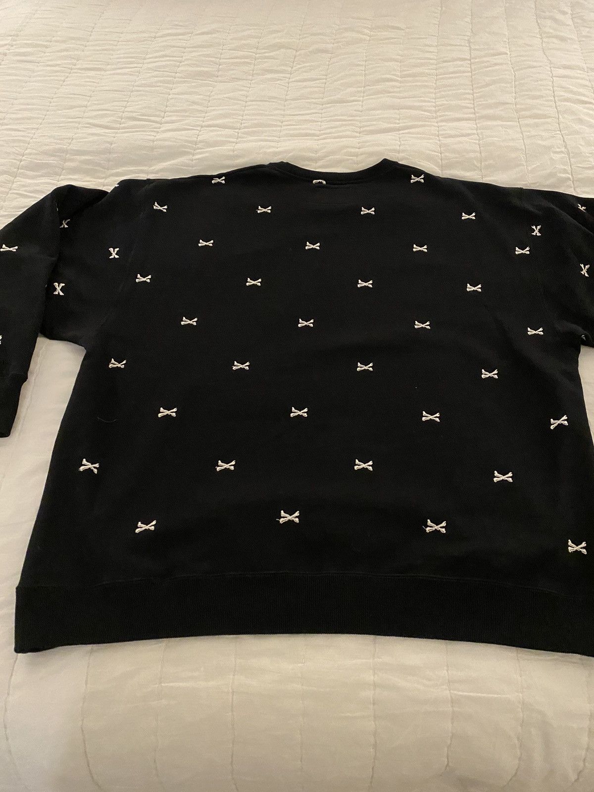 Wtaps WTAPS Acne Bones Crew Sweatshirt Black XL Size US XL / EU 56 / 4 - 18 Thumbnail