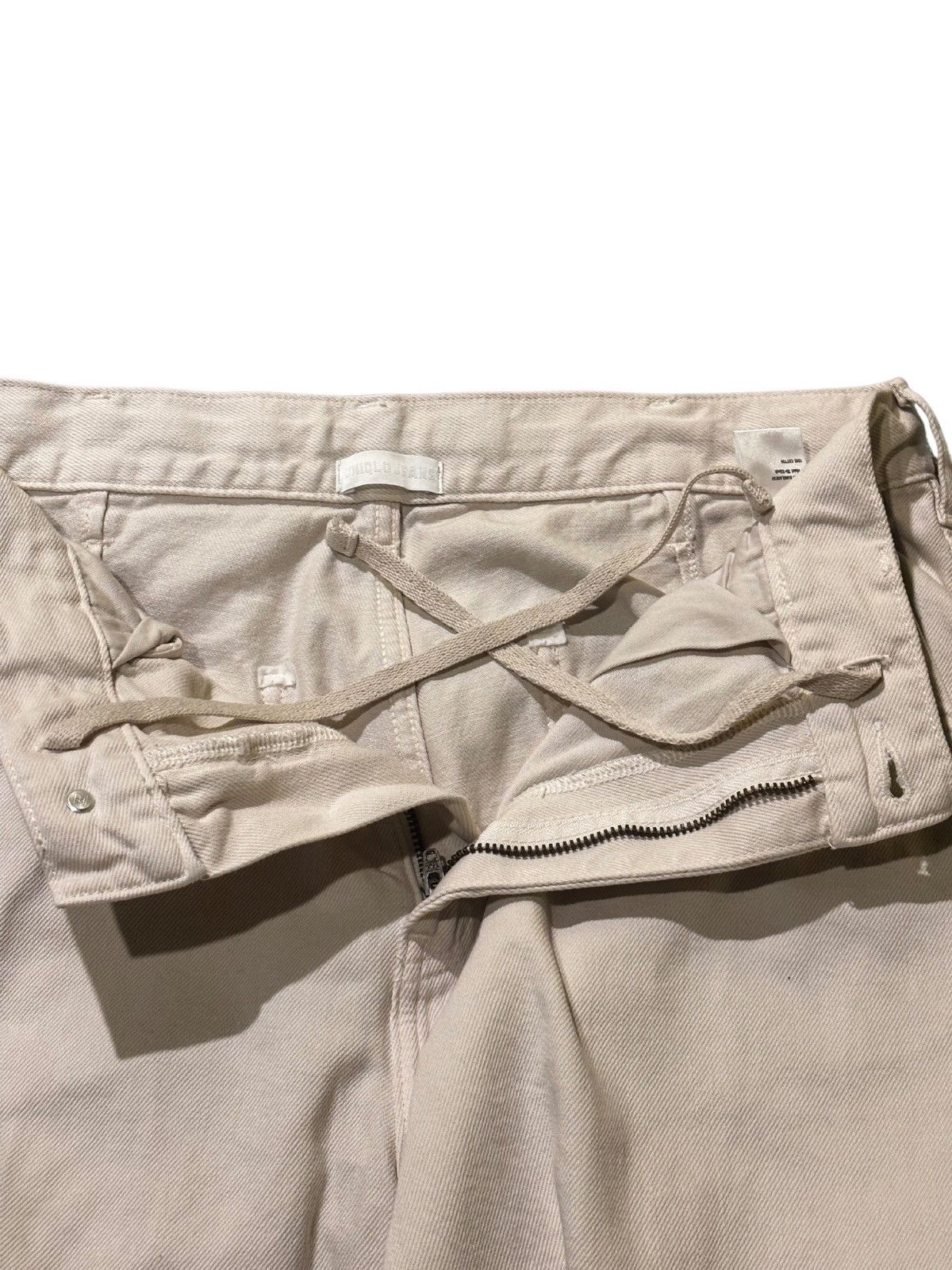 Uniqlo Women’s cream Jeans.wp0302 Size 32" / US 10 / IT 46 - 5 Thumbnail