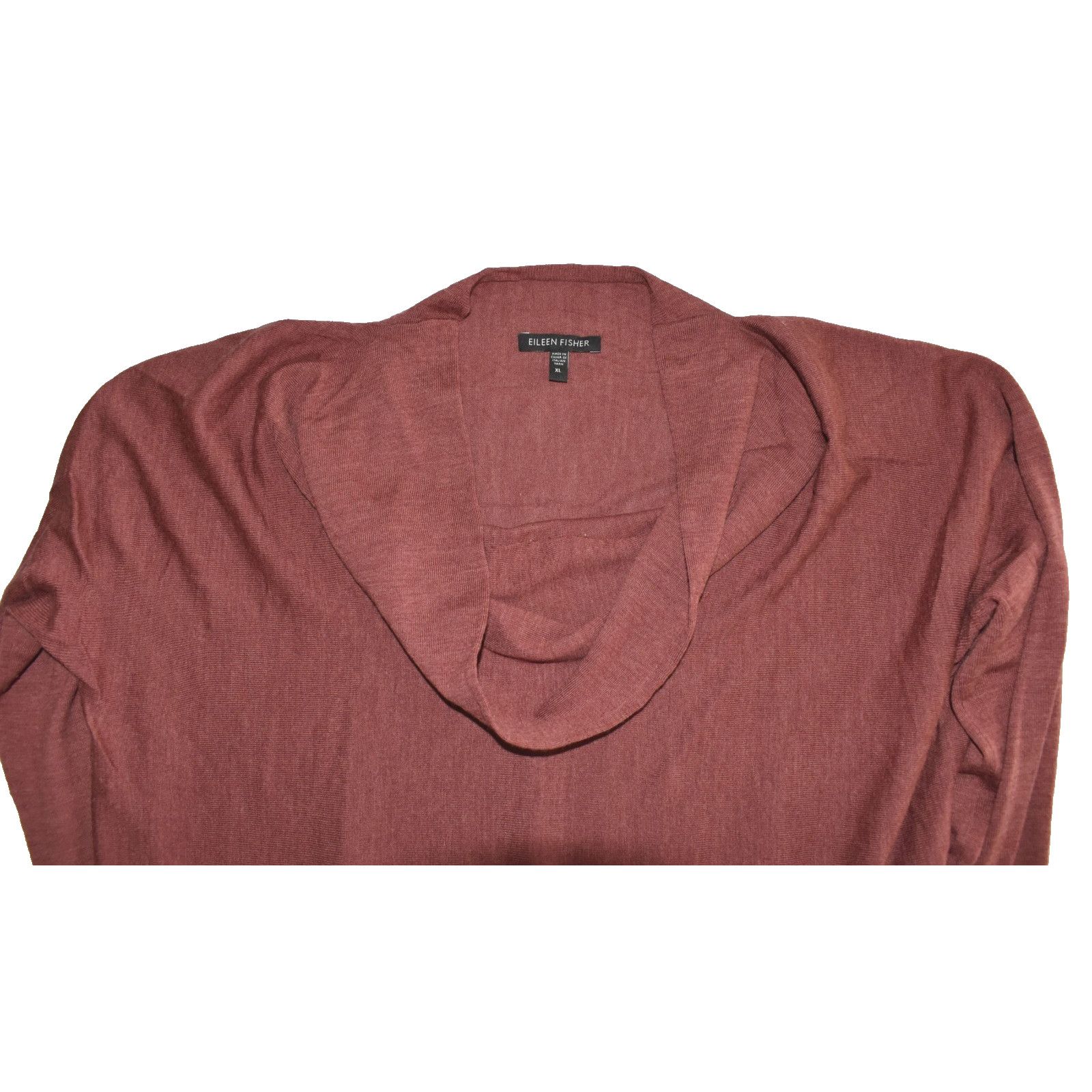 Eileen Fisher EILEEN FISHER Merino Wool Knit Cowl Neck Tunic Sweater Sz XL Size XL / US 12-14 / IT 48-50 - 5 Thumbnail