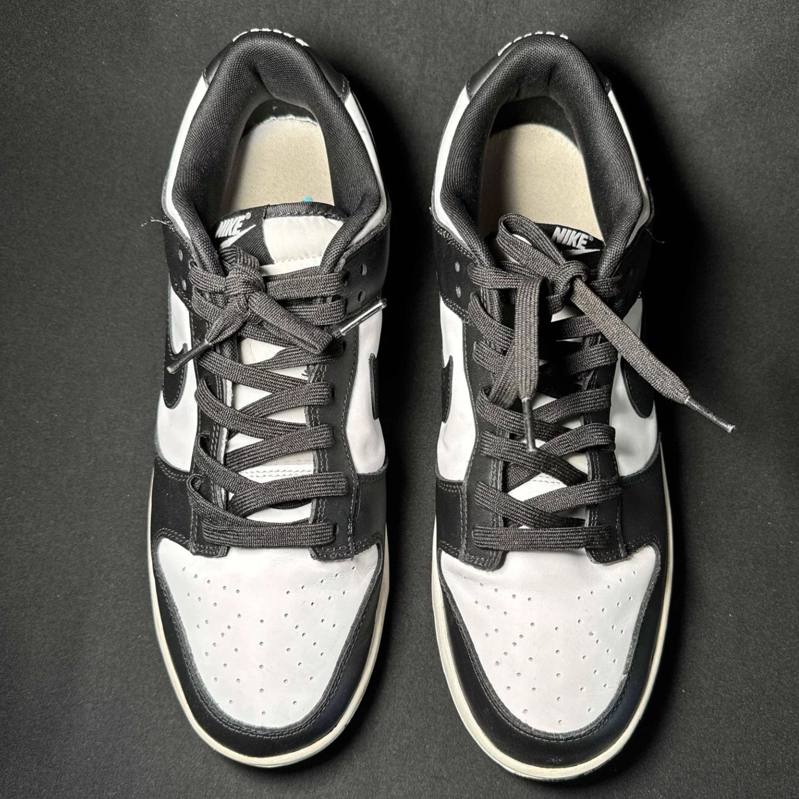 Nike Size 13 - Nike Dunk Low Black White Men's Shoes - Ships Now Size US 13 / EU 46 - 4 Thumbnail