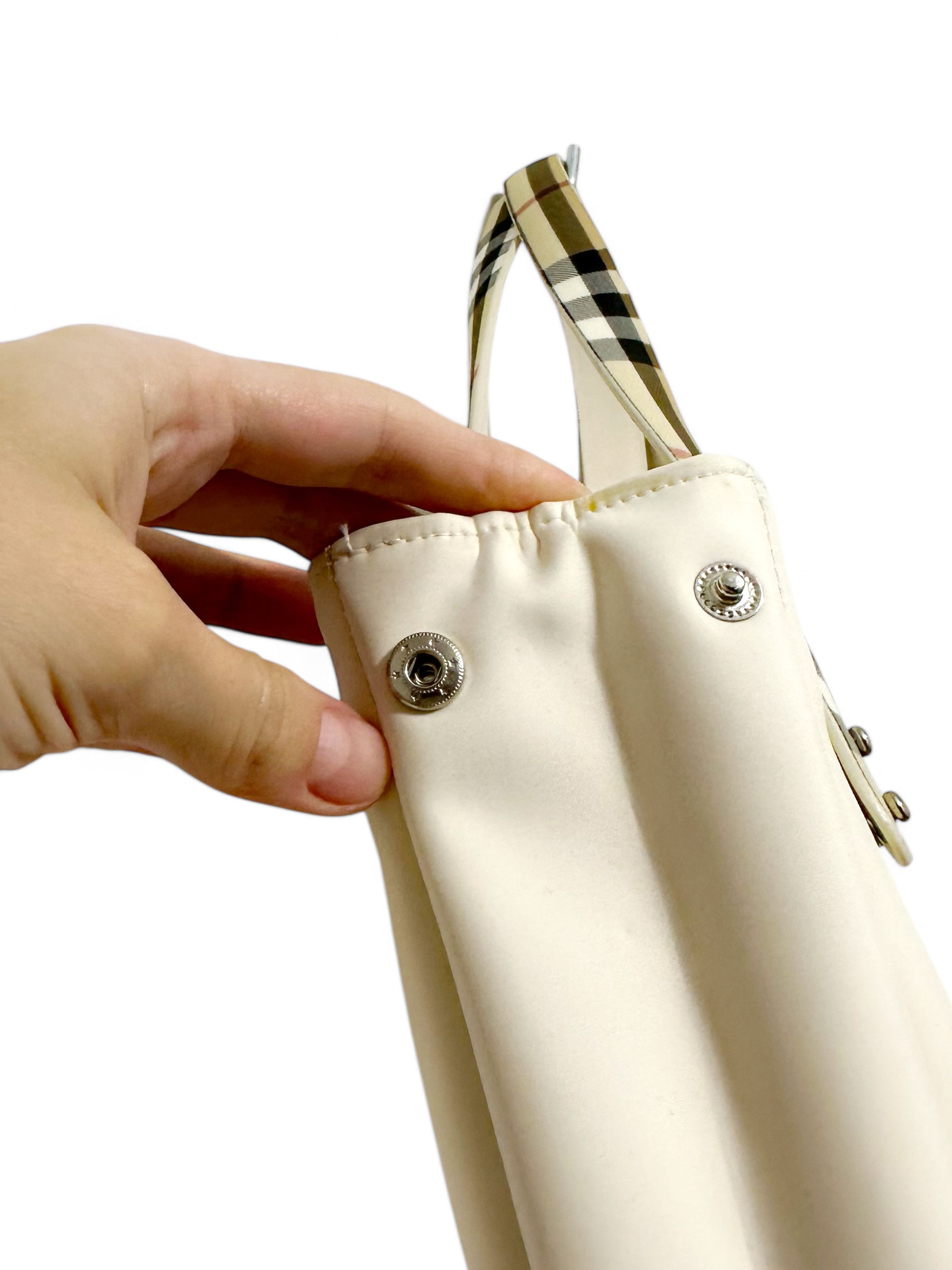 Burberry Vintage Burberry Handle Shoulder Tote Nylon Bag Size ONE SIZE - 5 Thumbnail