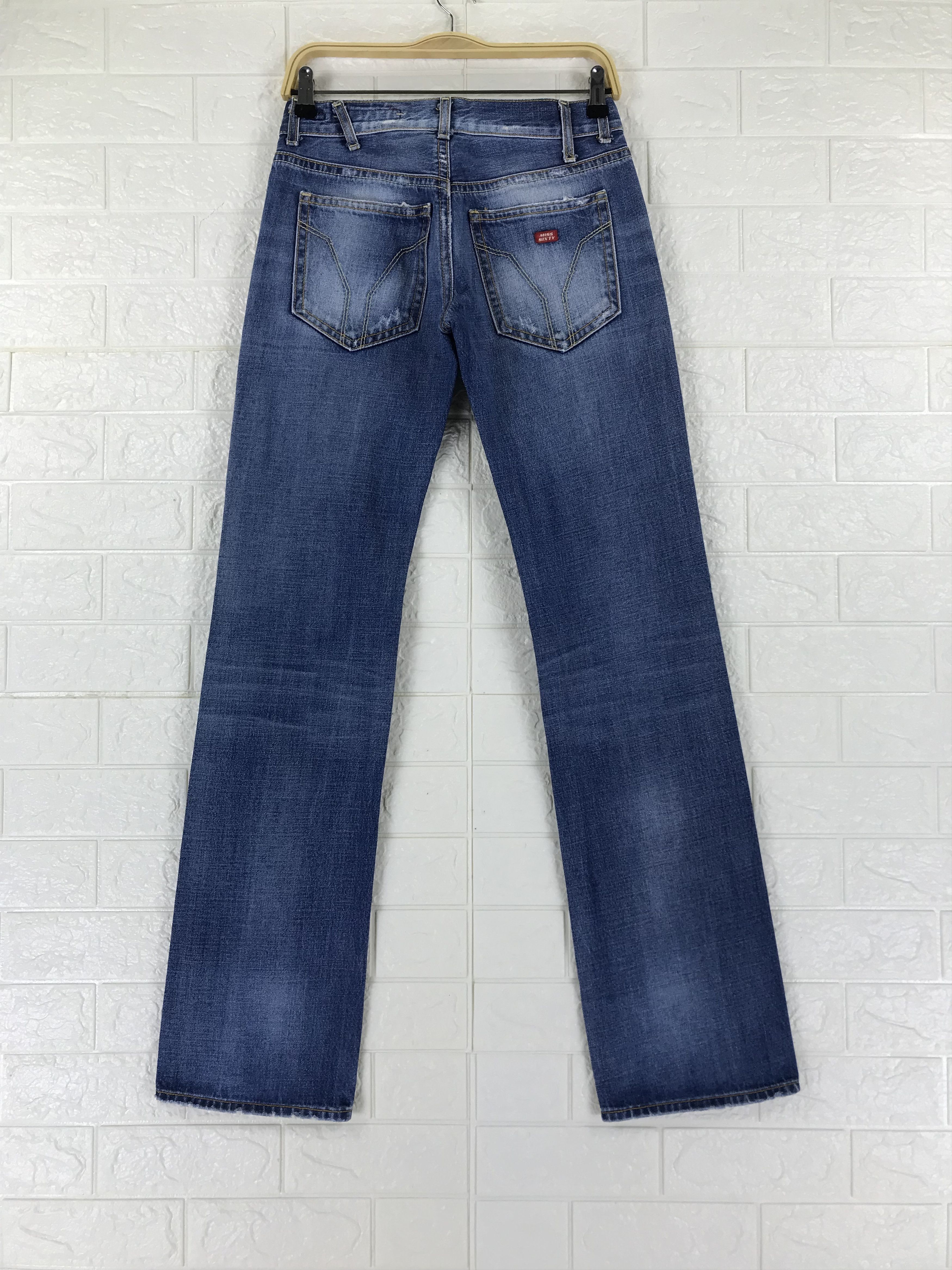 Miss Sixty Vintage Miss Sixty Flare Jeans Size 28" / US 6 / IT 42 - 5 Thumbnail