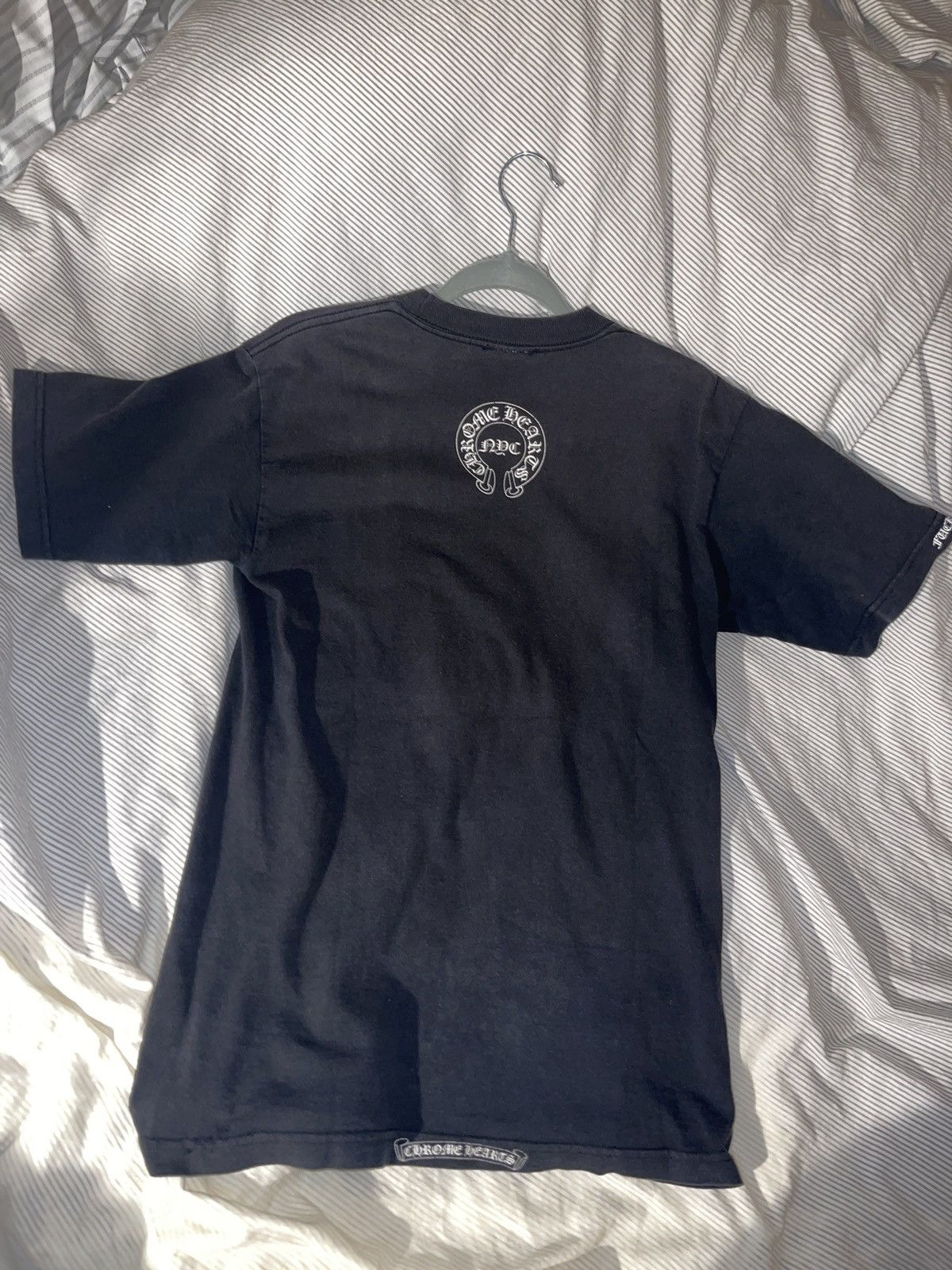 Chrome Hearts Chrome Hearts vintage washed black tee Size US M / EU 48-50 / 2 - 2 Thumbnail
