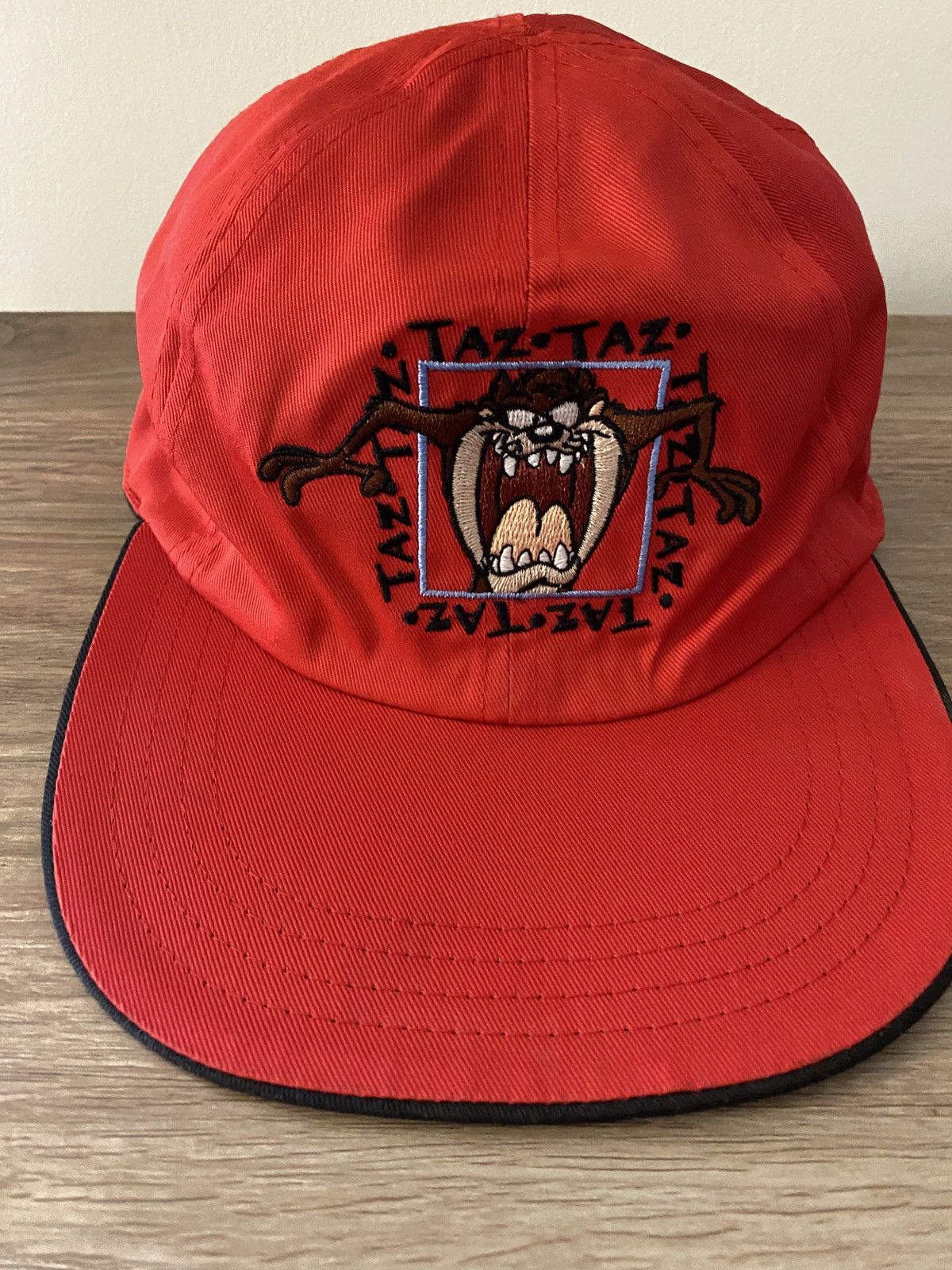 Vintage Vintage 90’s Taz Tweety Reversible Looney Tunes Fitted Cap Size ONE SIZE - 13 Thumbnail