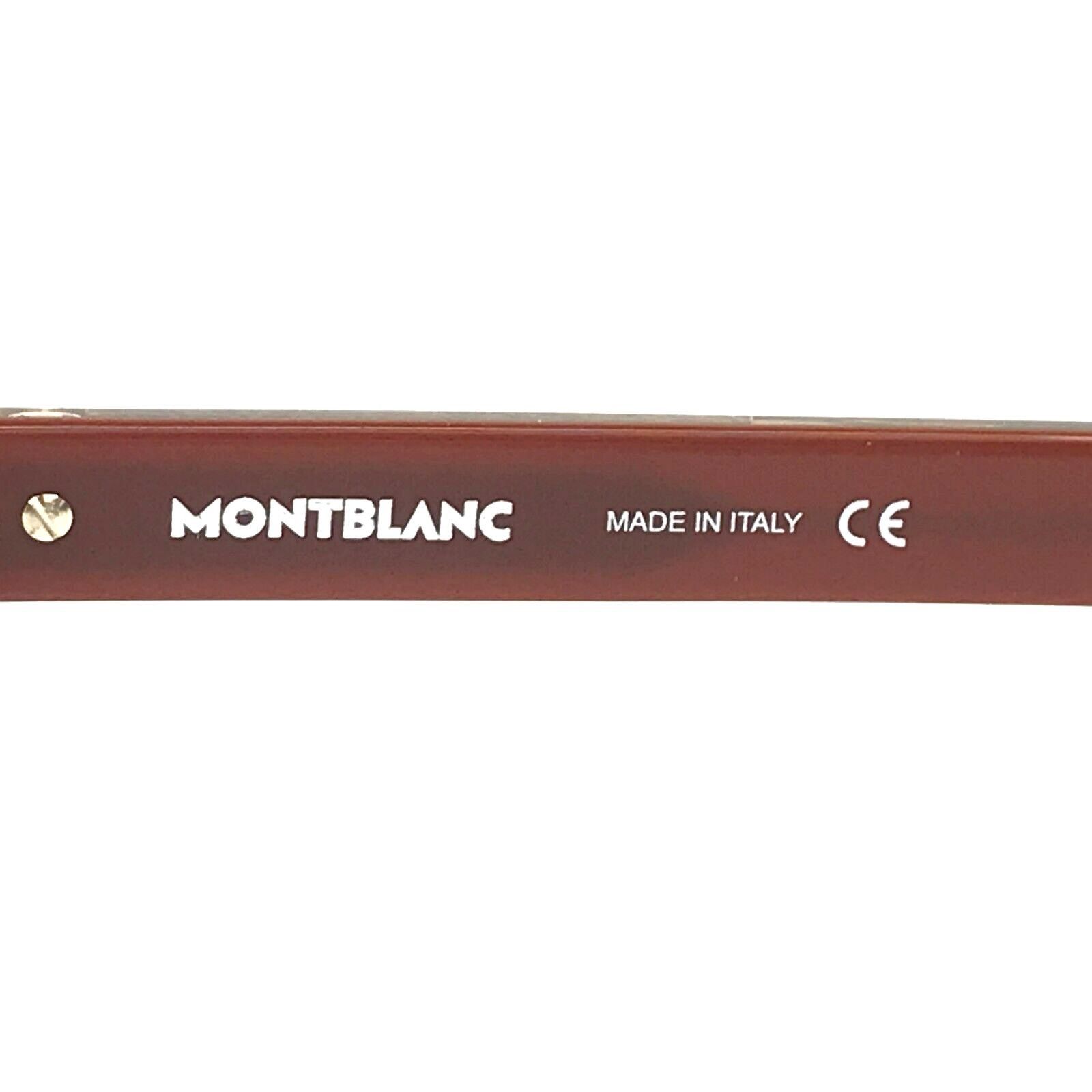Montblanc NEW Montblanc MB0125O - 006 Striped Horn(889652306704-KBA) Size ONE SIZE - 5 Thumbnail