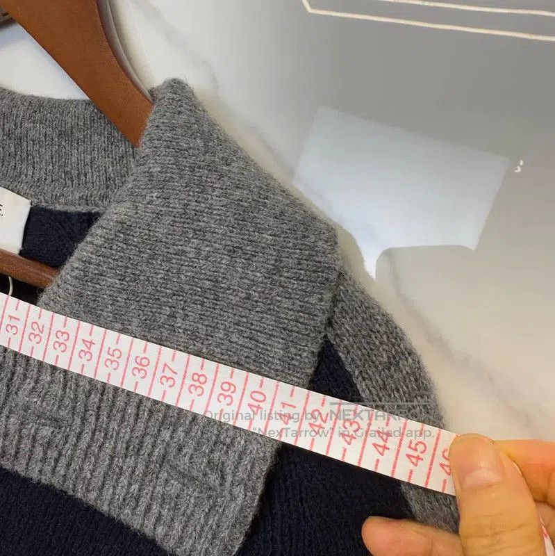 Thom Browne Thom Browne Men's Wool Pullover Sweater . Size US M / EU 48-50 / 2 - 6 Thumbnail