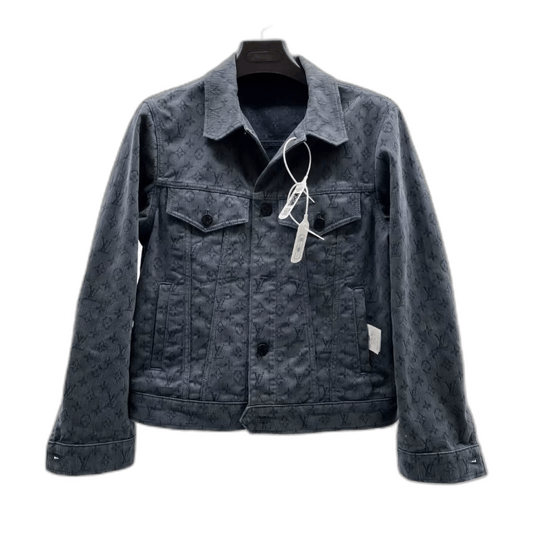 Louis Vuitton Louis Vuitton Blue Logo Denim Jacket Size S Size US S / EU 44-46 / 1 - 1 Thumbnail