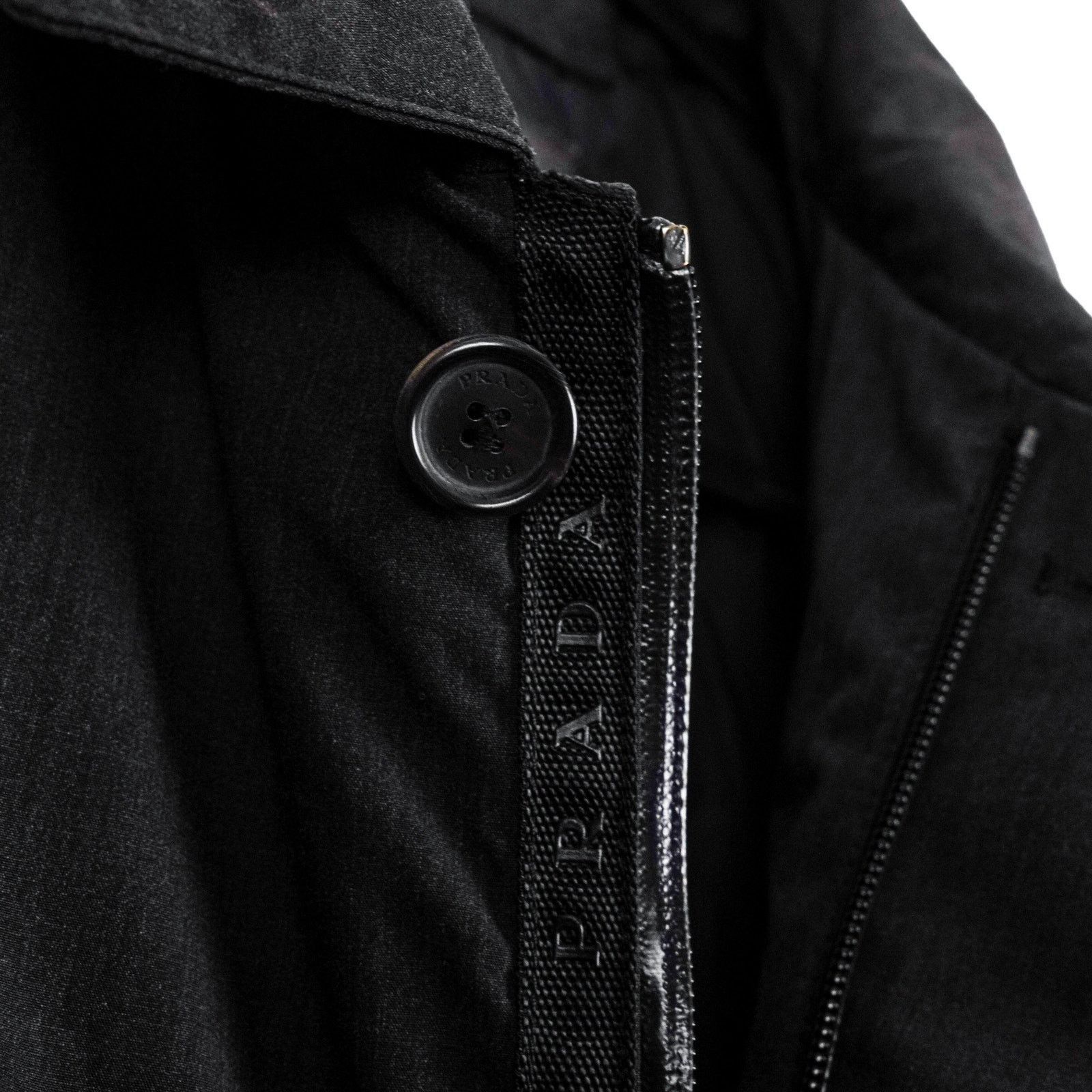 Prada Prada Linea Rossa Gray Tab Logo Kevlar Tech Coat Jacket Size US XL / EU 56 / 4 - 5 Thumbnail
