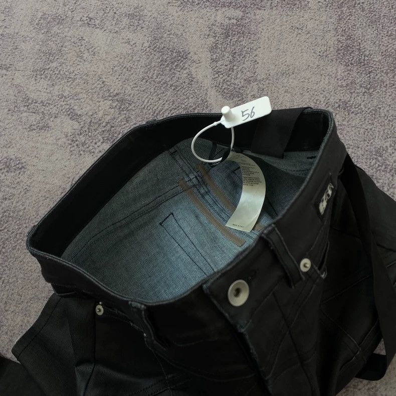 Rick Owens Rick Owens size XS waxed denim shorts Size 42" / US 20 - 5 Thumbnail
