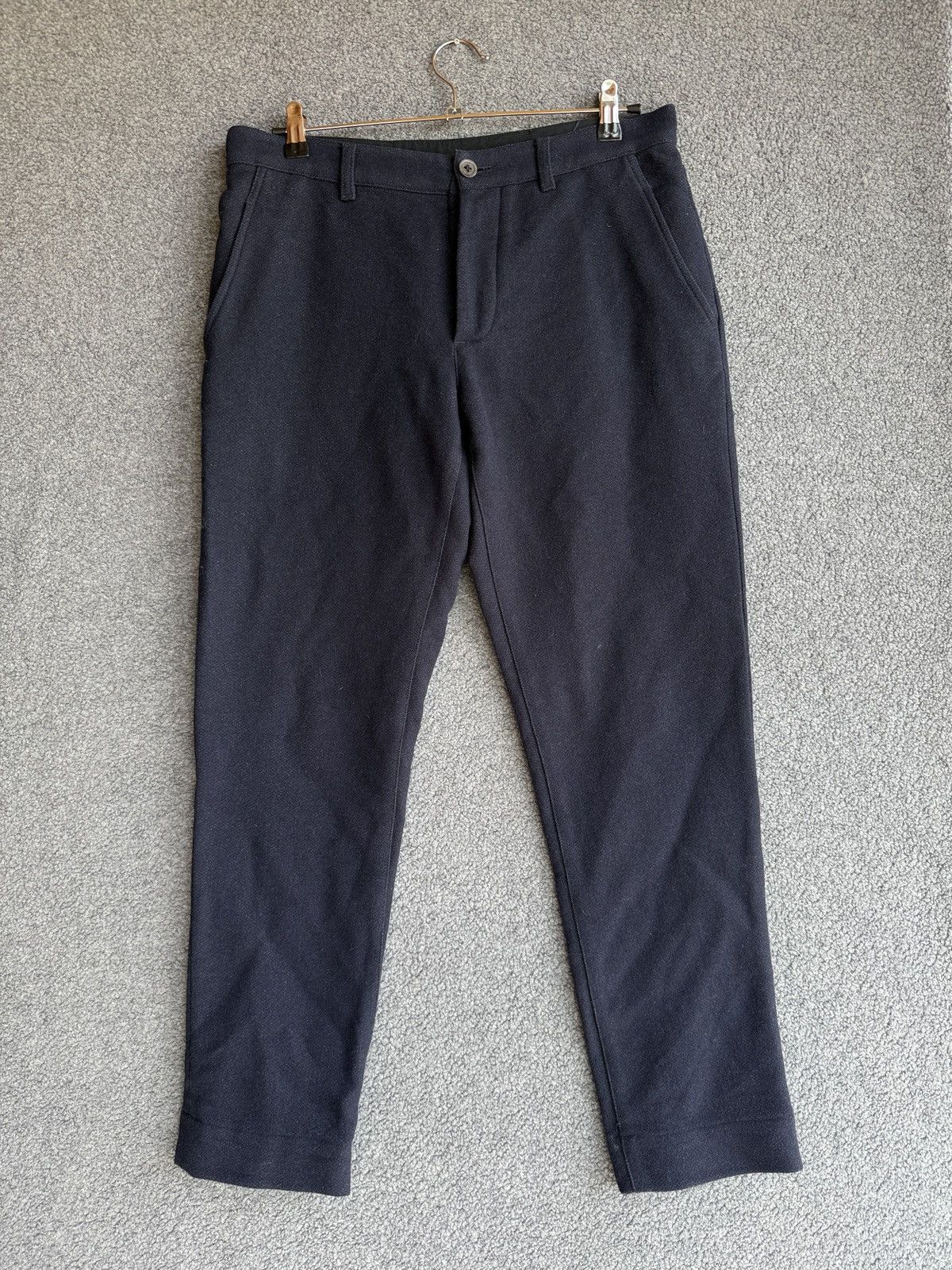 パンツ 2003AW Ann demeulemeester wool slacks Vintage Ann Demeulemeester Wool Trousers Pants